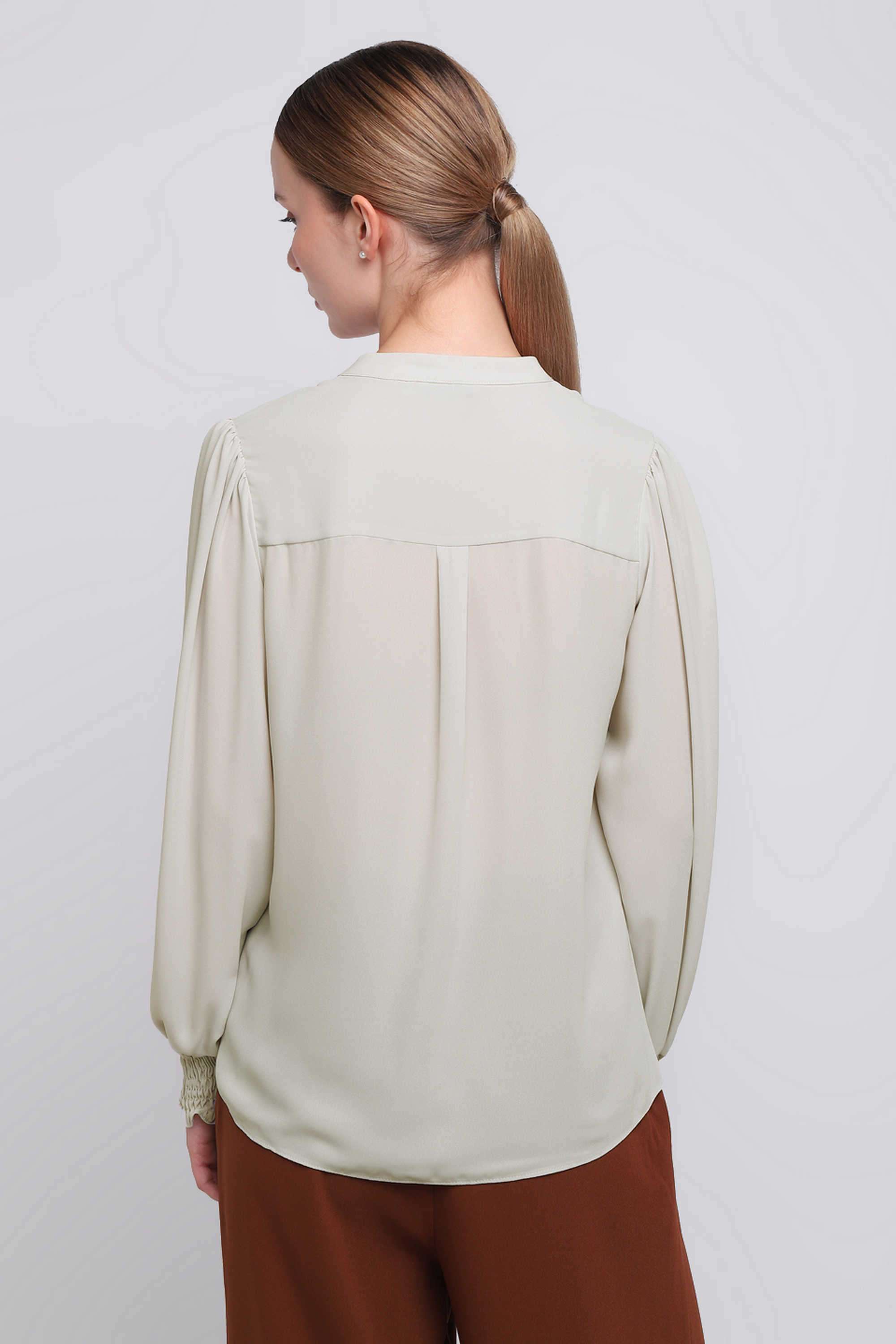 Solid-Blended-Fabric-Regular-Fit-Women-s-Top
