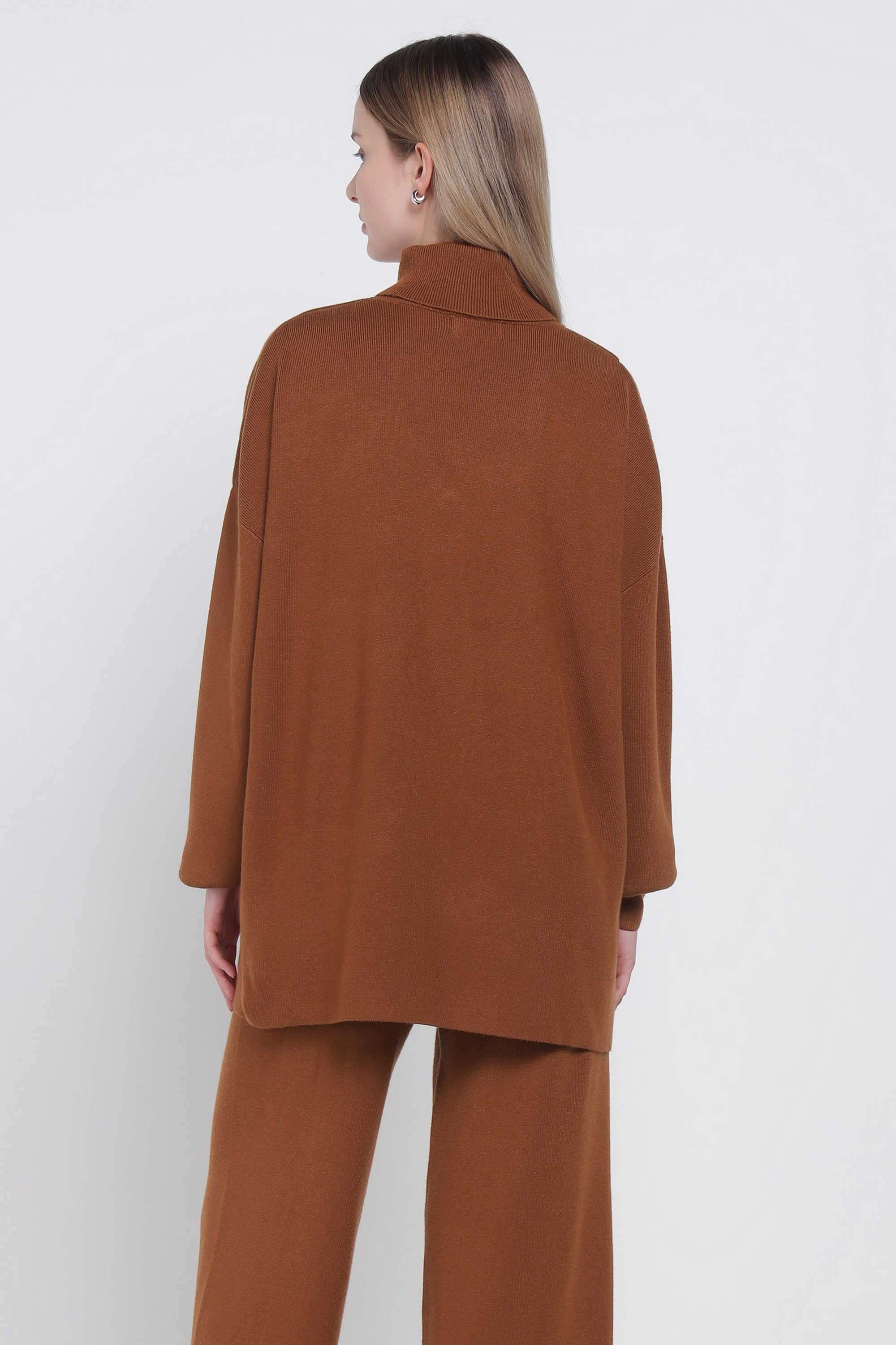 Solid-Turtle-Neck-Viscose-Women-s-Winter-Wear-Sweater