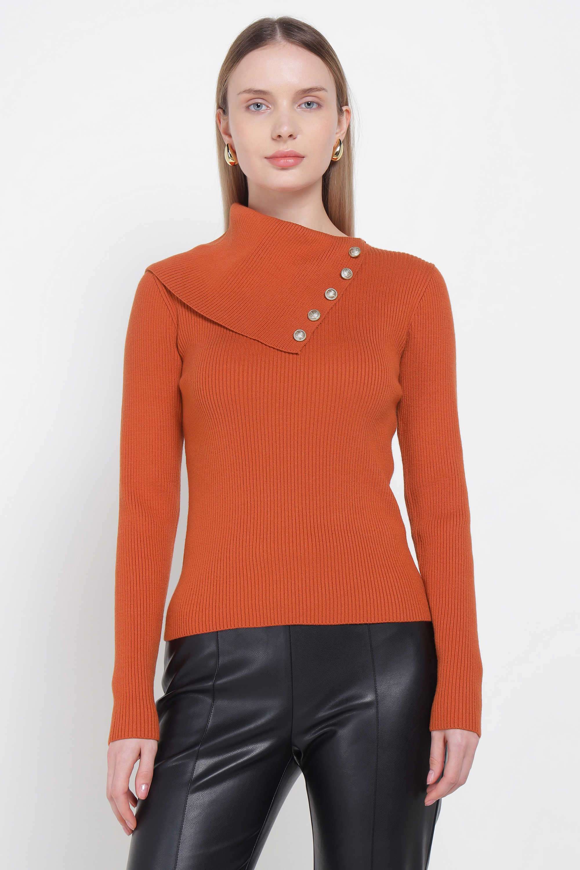 Solid-Turtle-Neck-Viscose-Women-s-Winter-Wear-Sweater