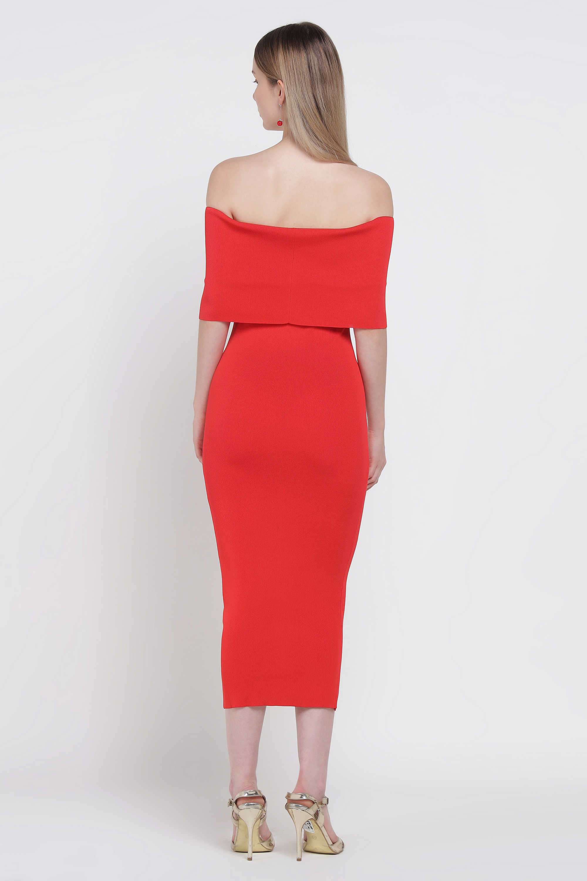 Solid-Viscose-Women-s-Dress