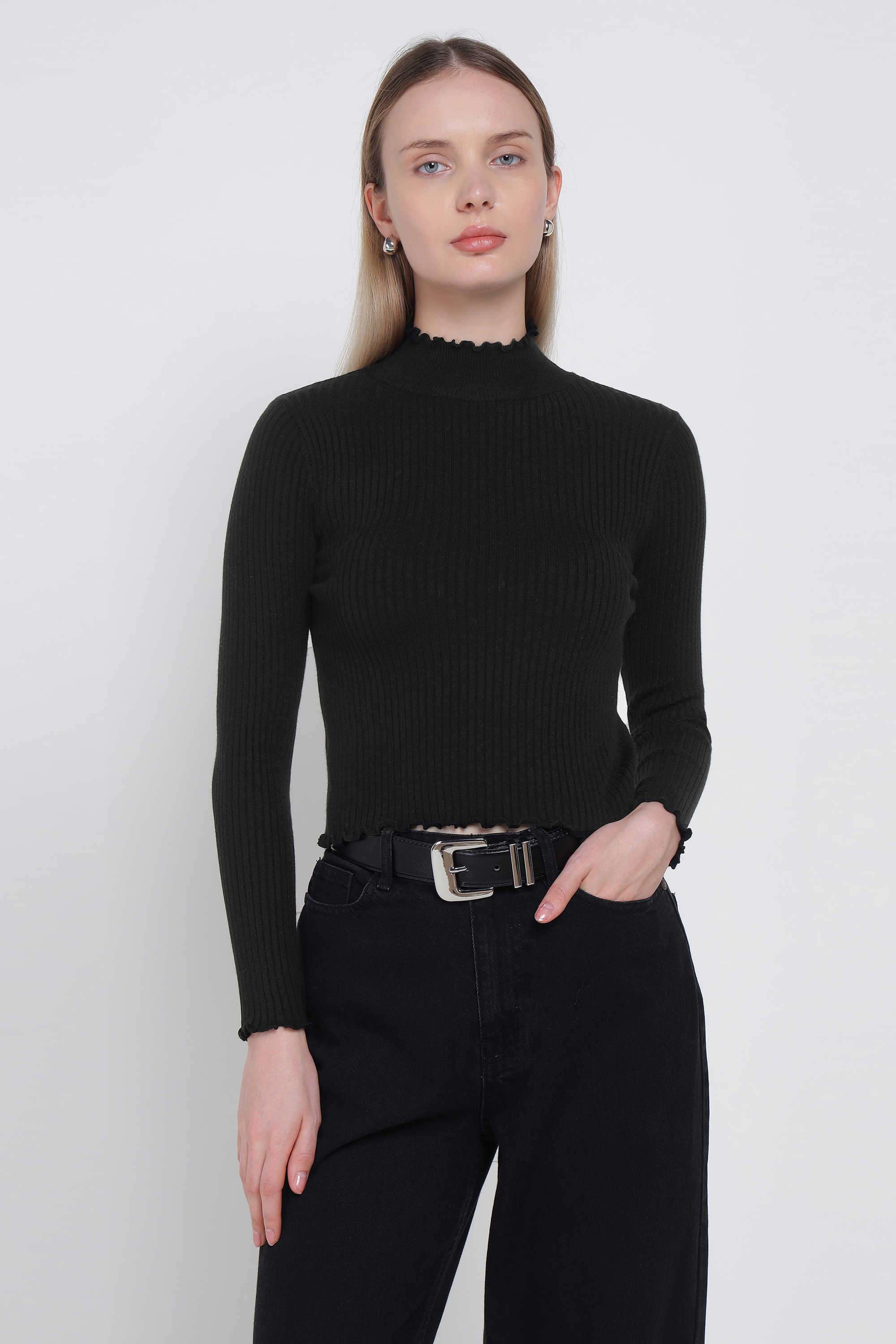Solid-Turtle-Neck-Viscose-Women-s-Winter-Wear-Sweater