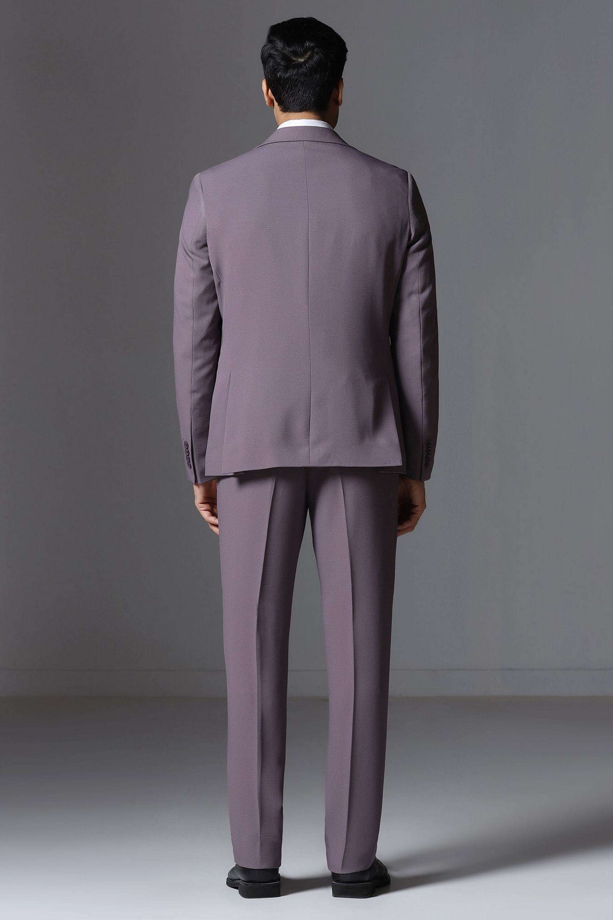 Structured-Poly-Blend-Slim-Fit-Men-s-Formal-Wear-Suit
