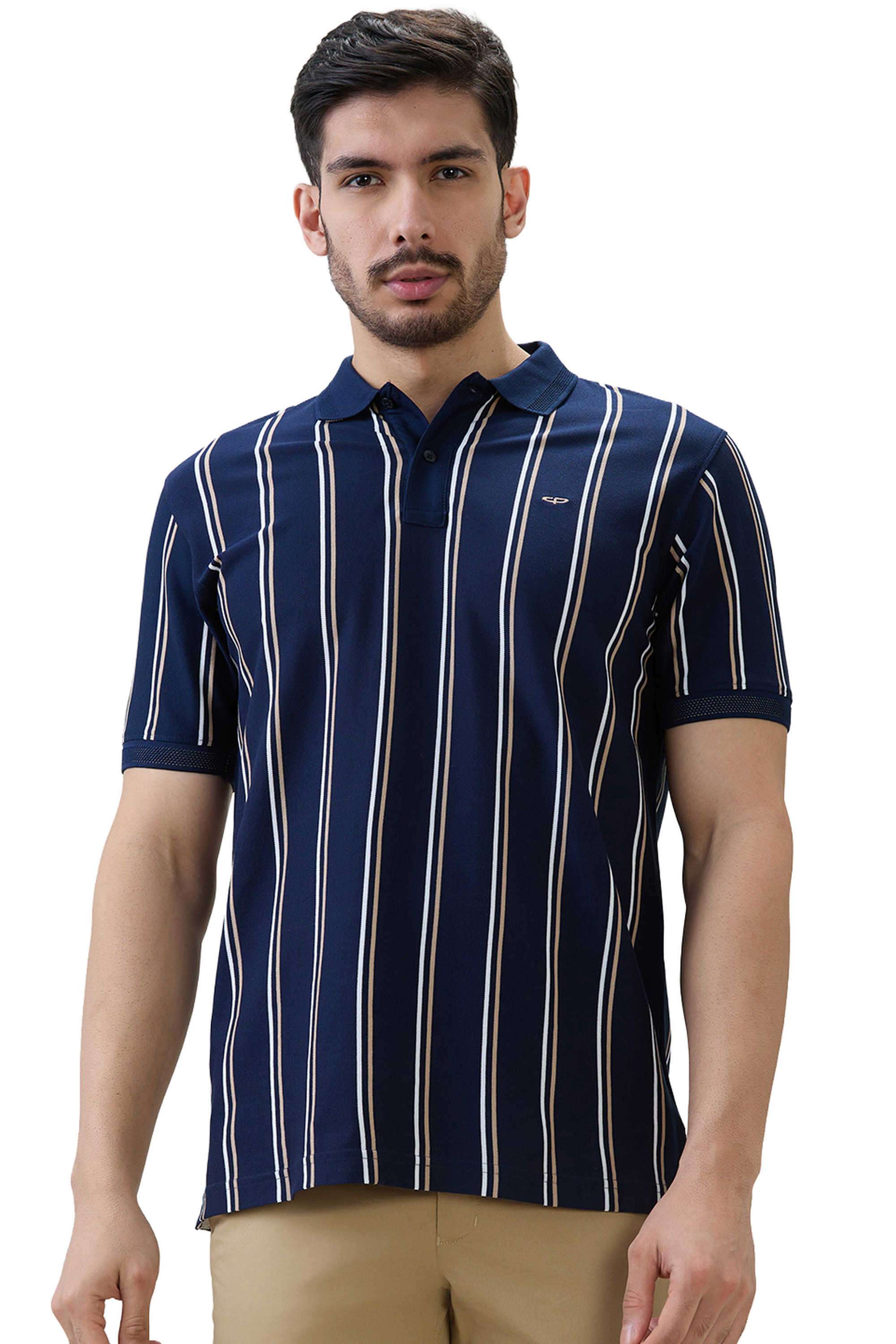 Stripes-Cotton-Polo-Men-s-T-Shirt
