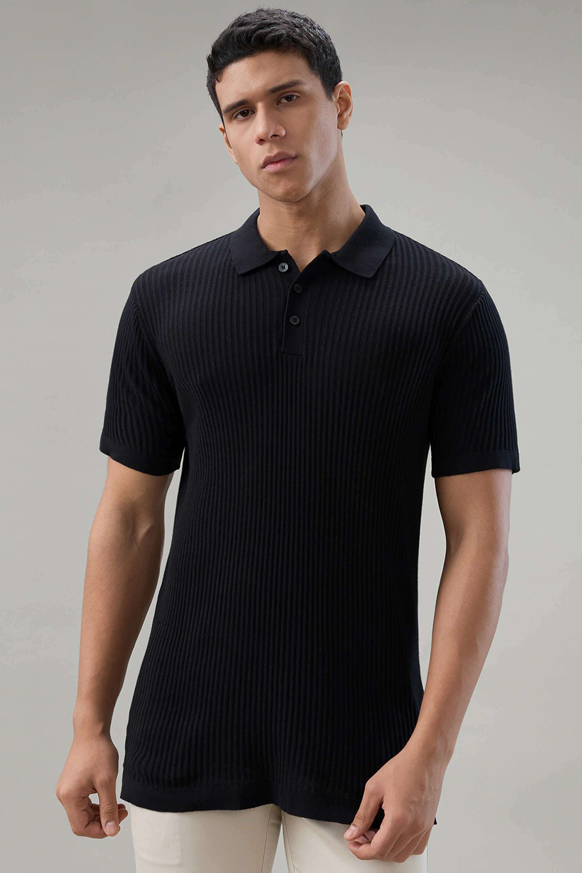Solid-Cotton-Polo-Men-s-T-Shirt