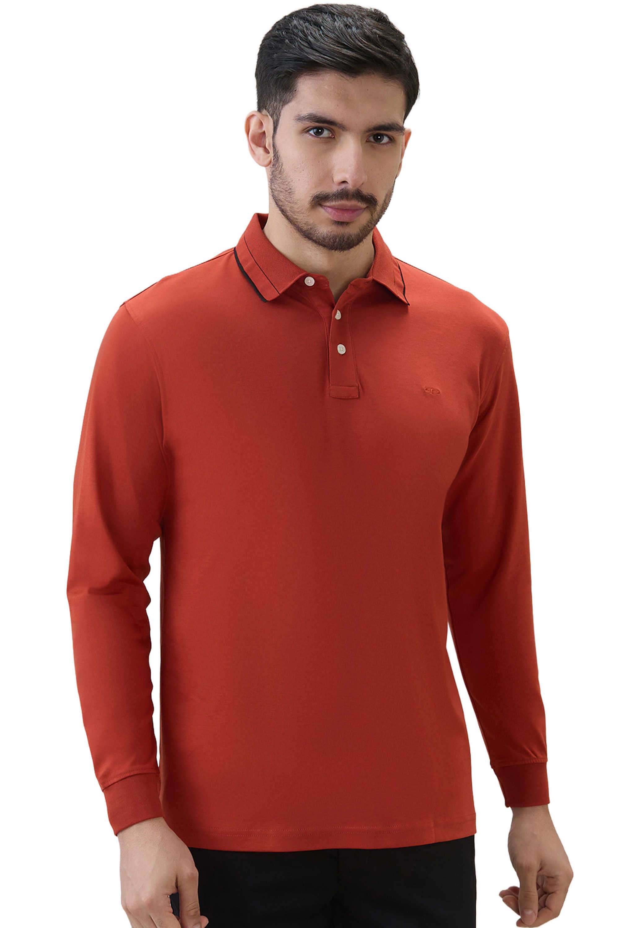 Solid-Cotton-Polo-Men-s-T-Shirt