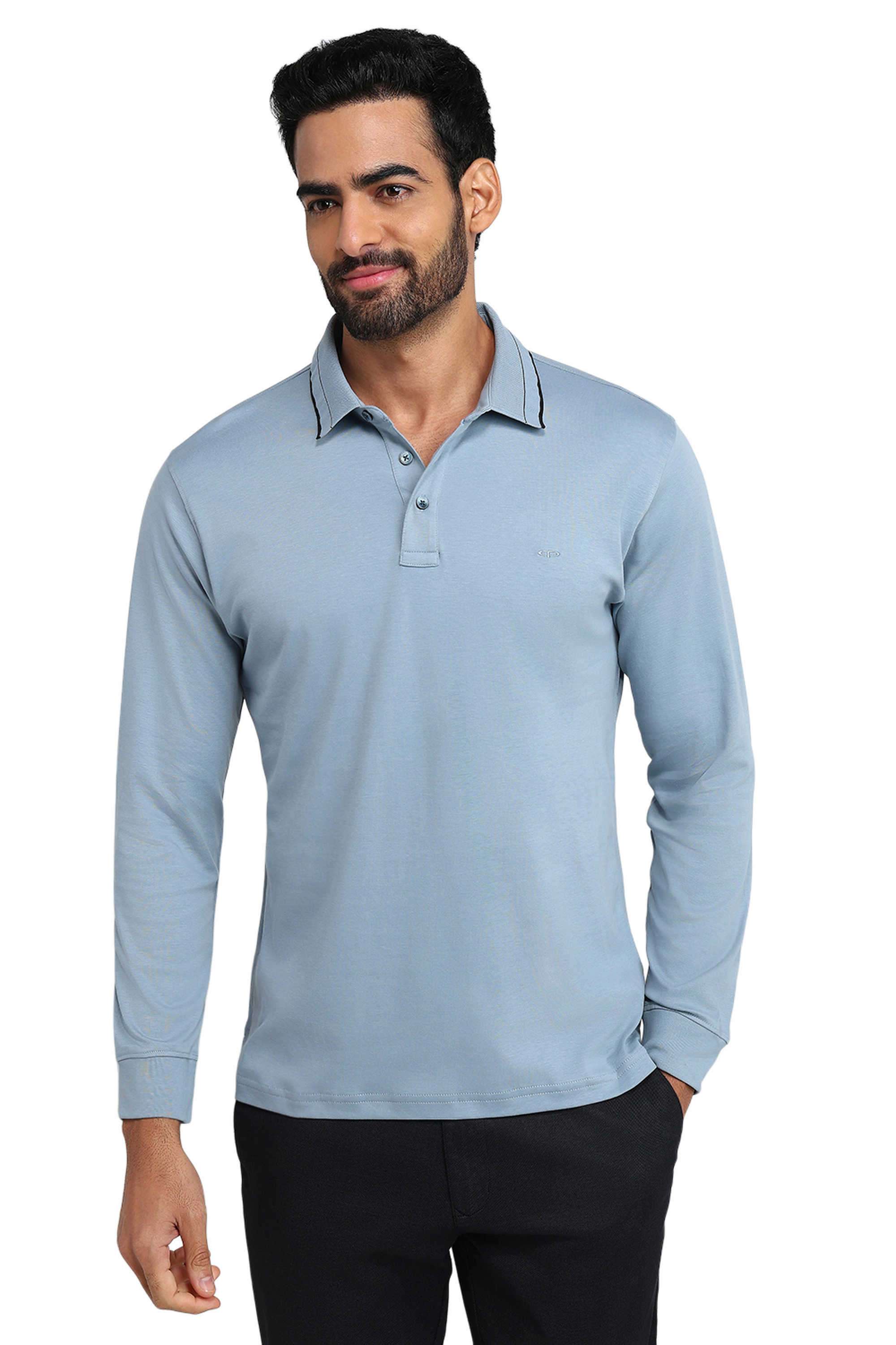 Solid-Cotton-Polo-Men-s-T-Shirt