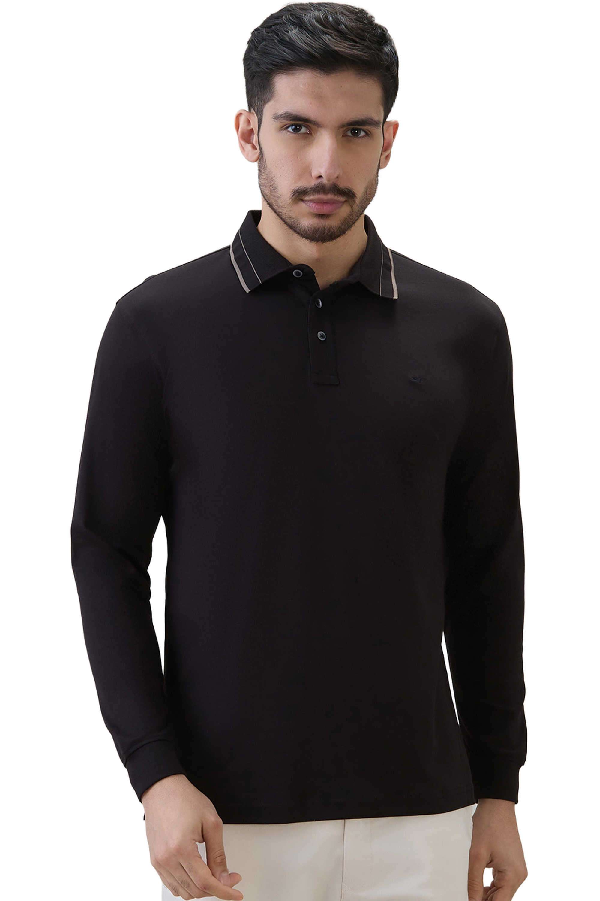 Solid-Cotton-Polo-Men-s-T-Shirt