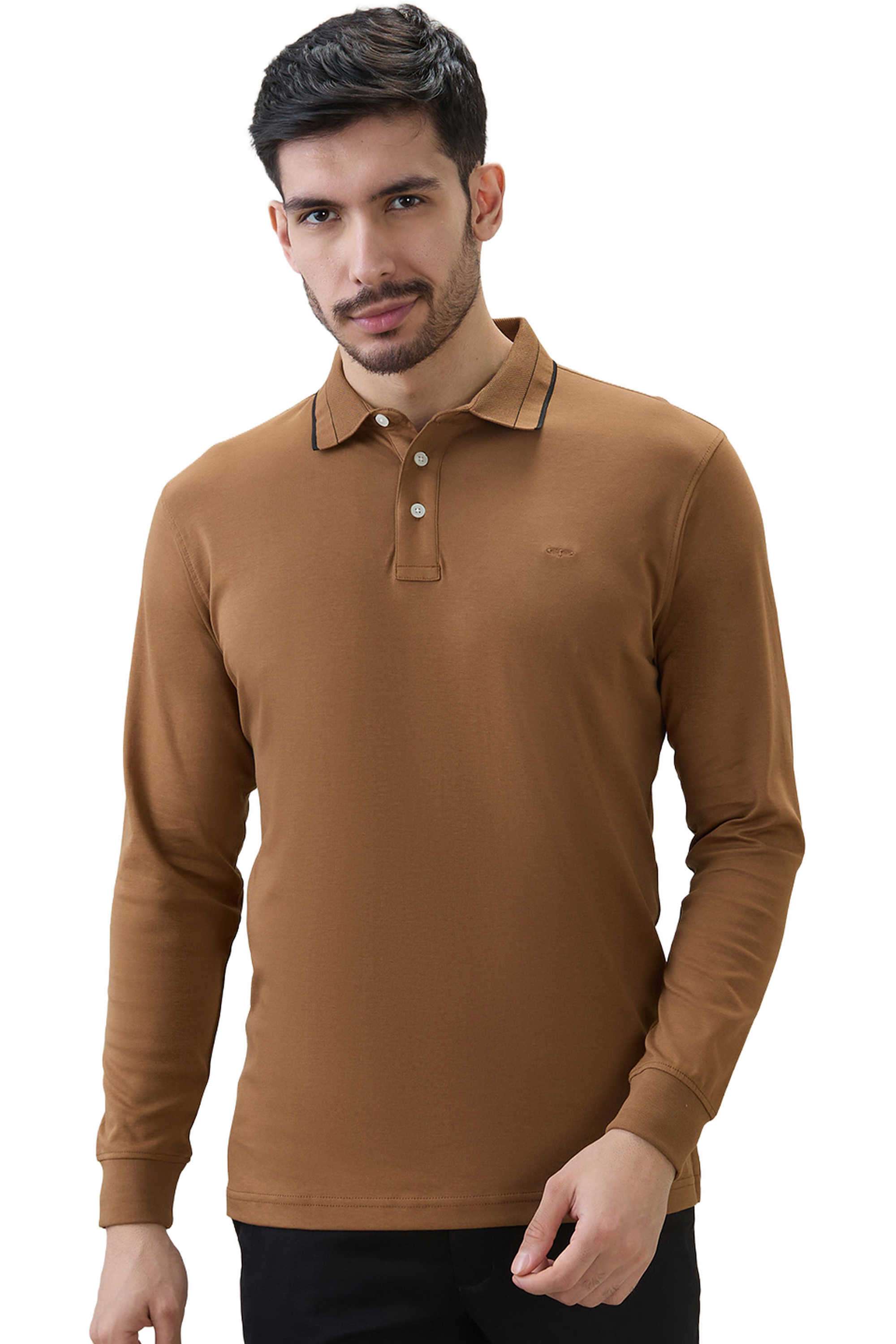 Solid-Cotton-Polo-Men-s-T-Shirt