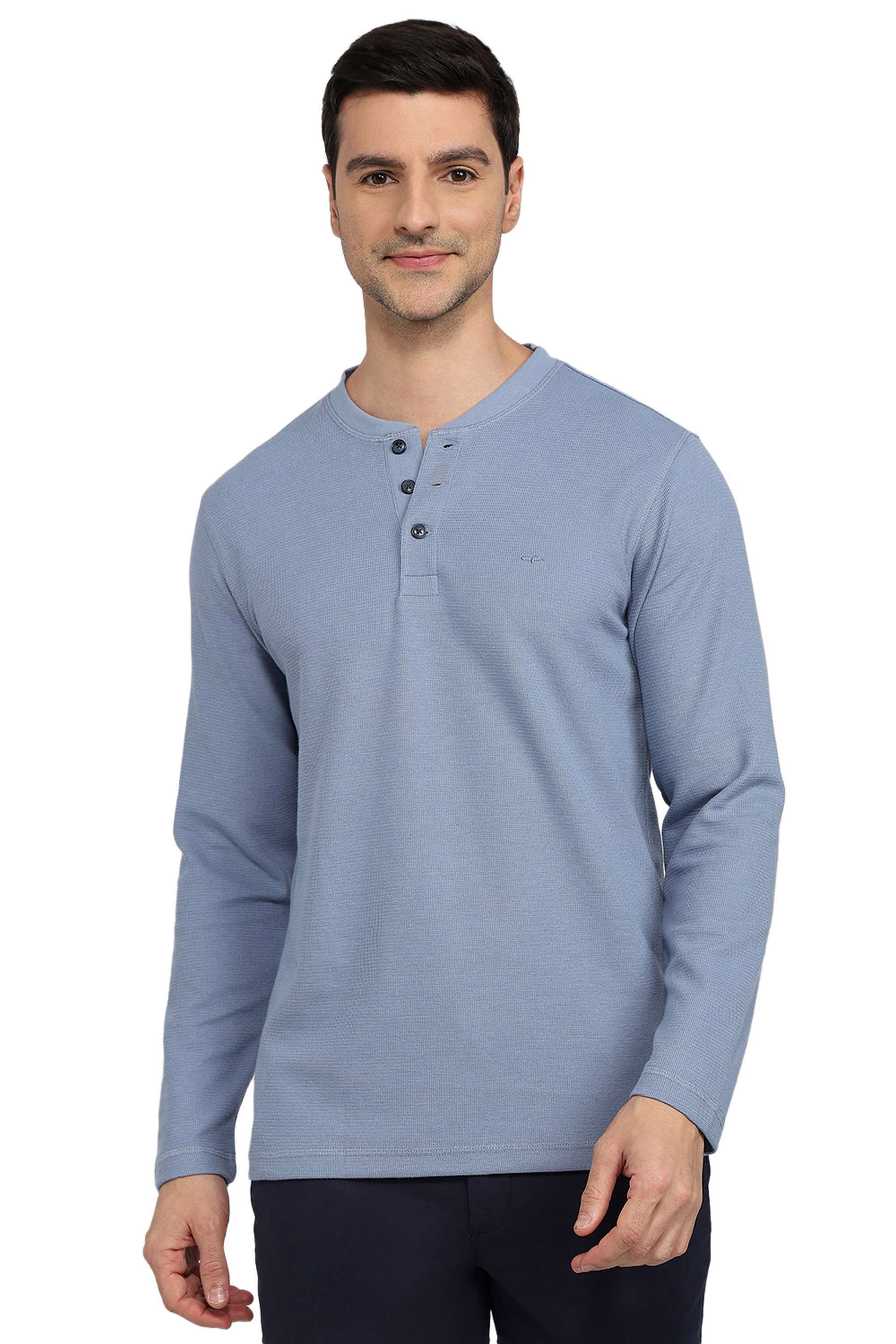 Solid-Cotton-Regular-Fit-Men-T-Shirt