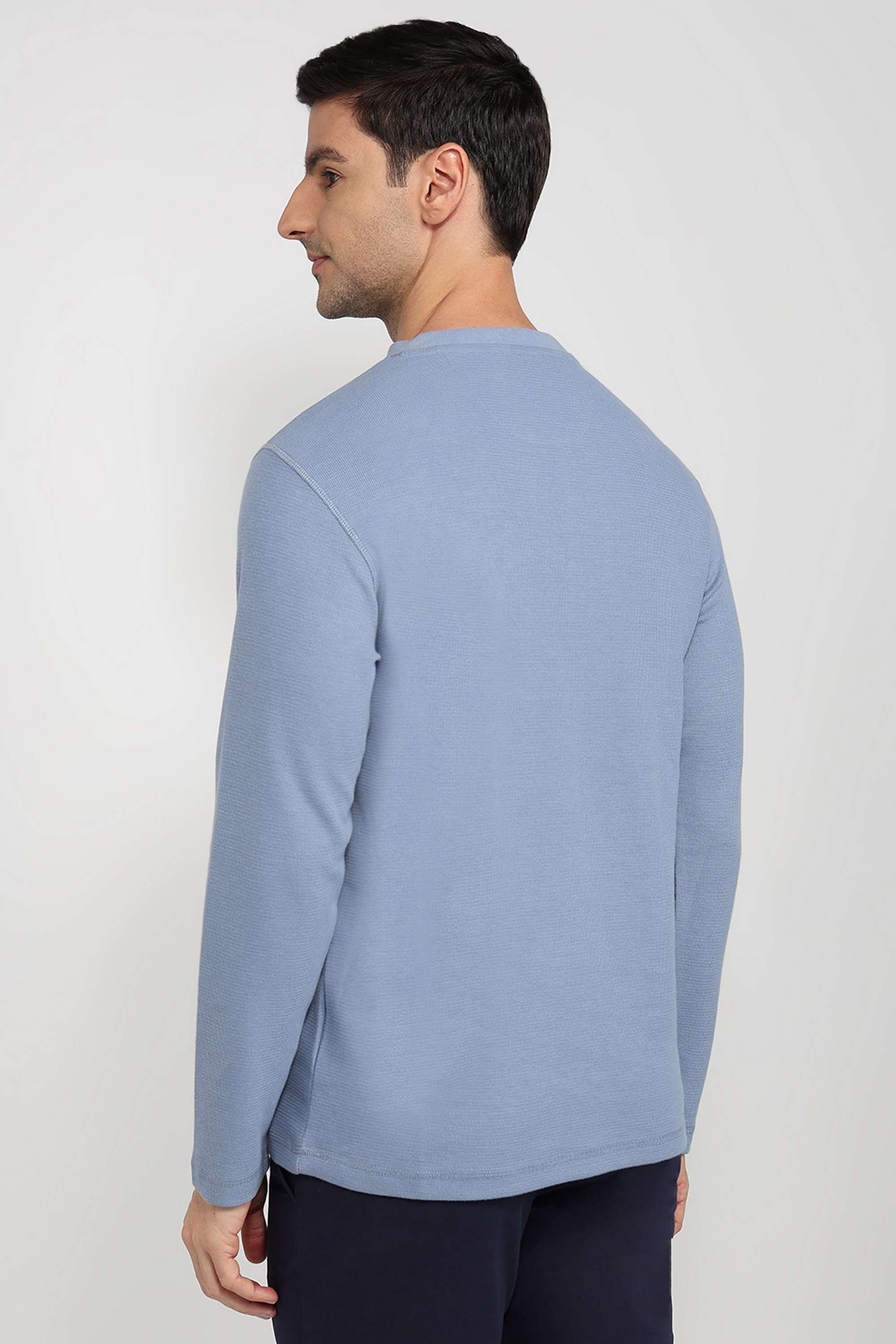 Solid-Cotton-Regular-Fit-Men-T-Shirt