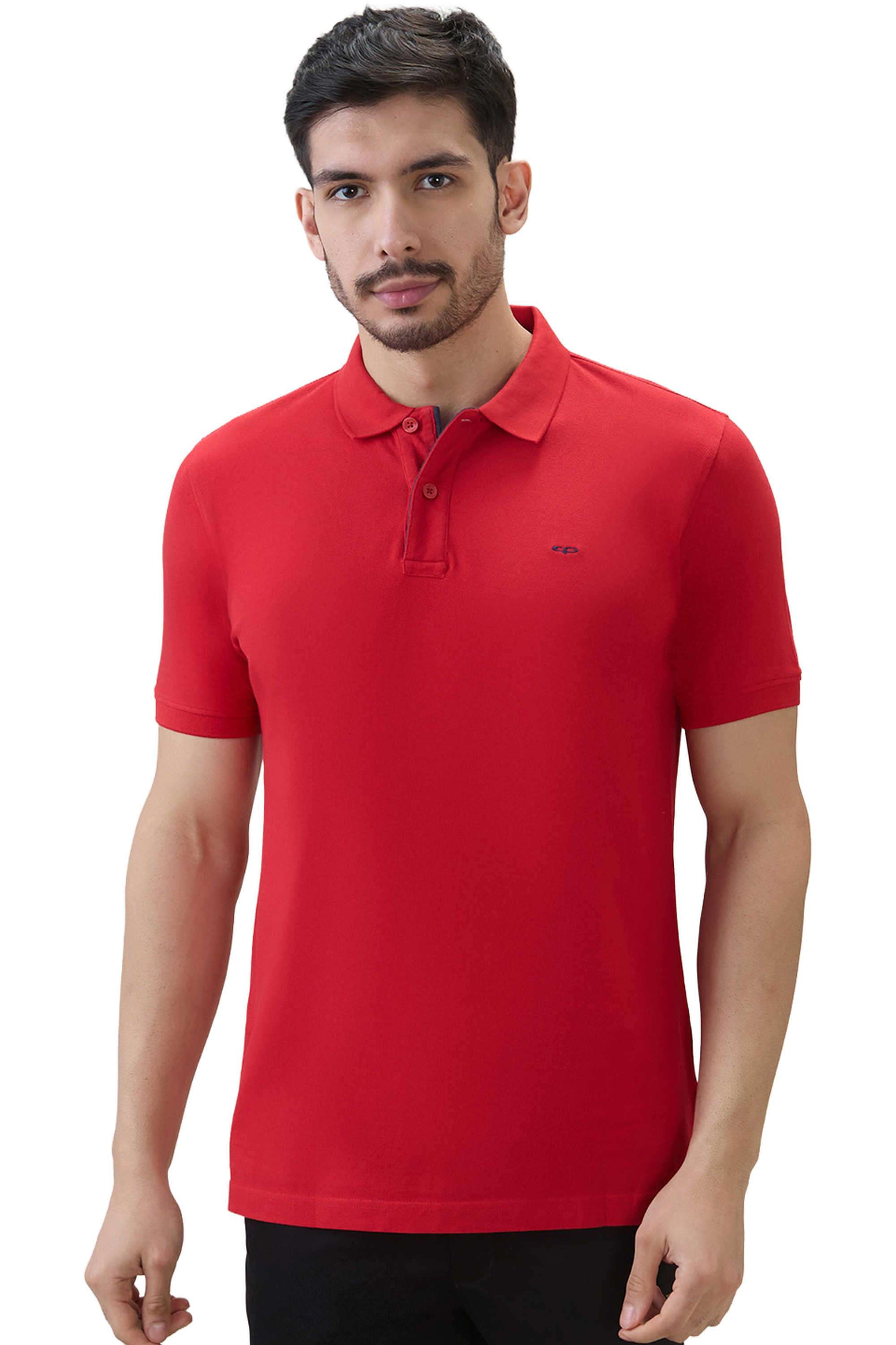 Solid-Cotton-Polo-Men-s-T-Shirt