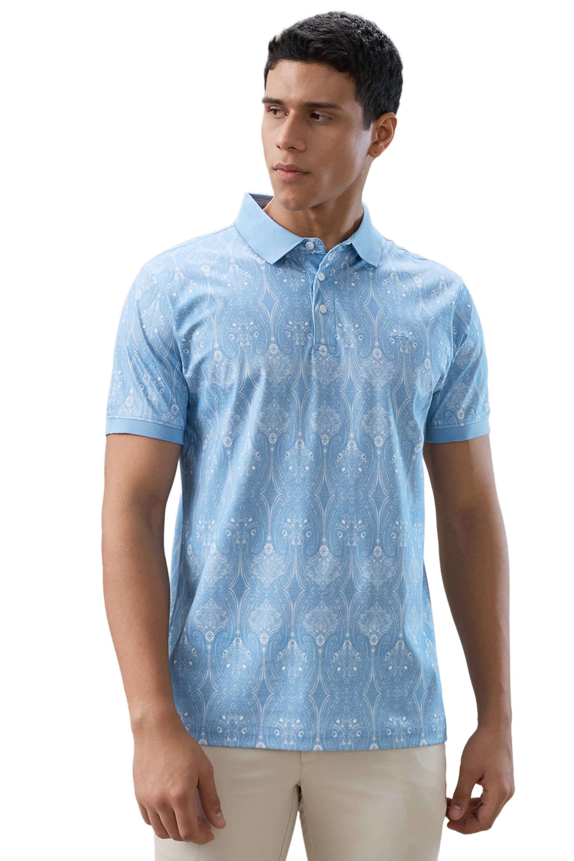 Printed-Cotton-Regular-Fit-Men-Polo-T-Shirt