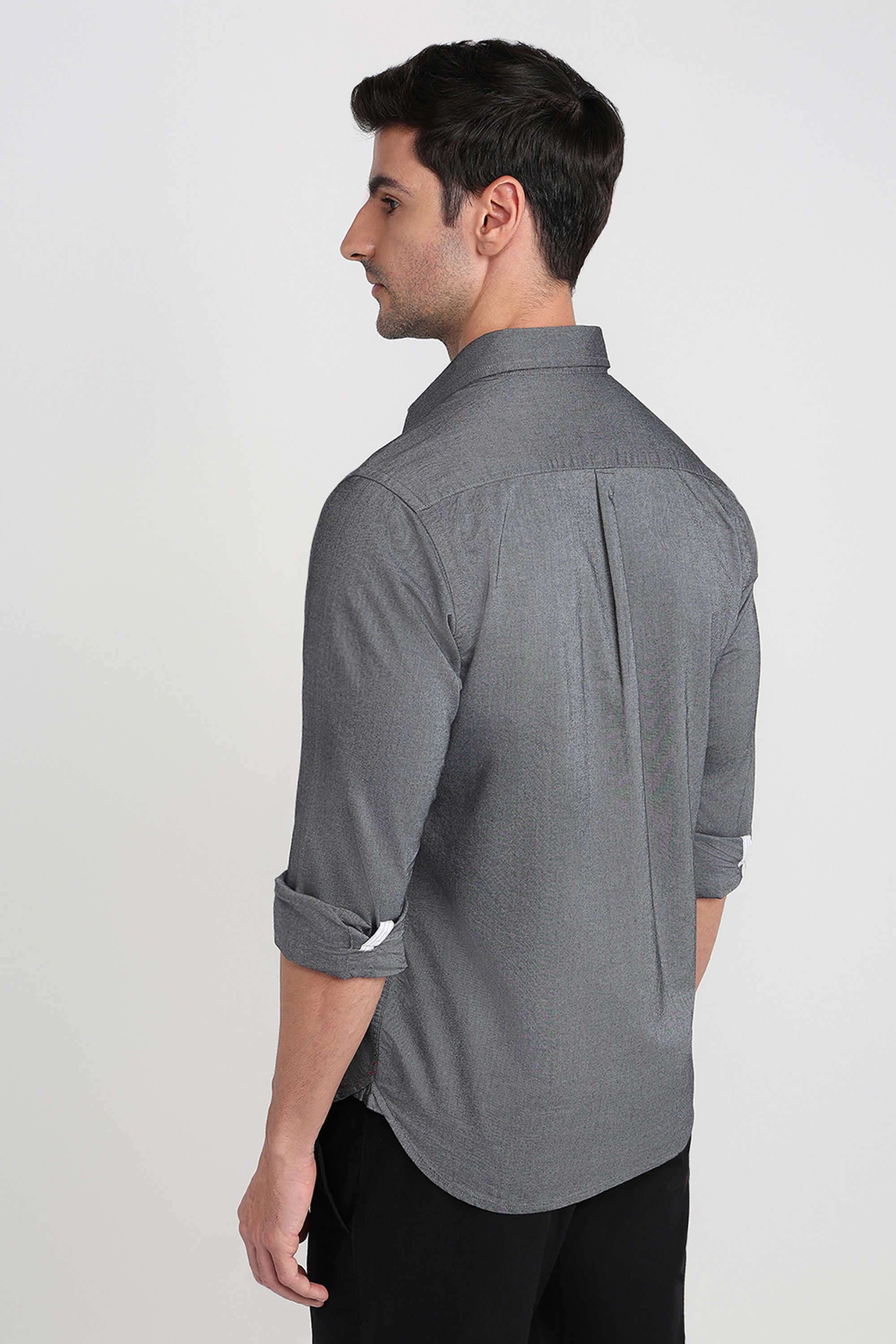 Solid-Cotton-Slim-Fit-Men-s-Casual-Shirt