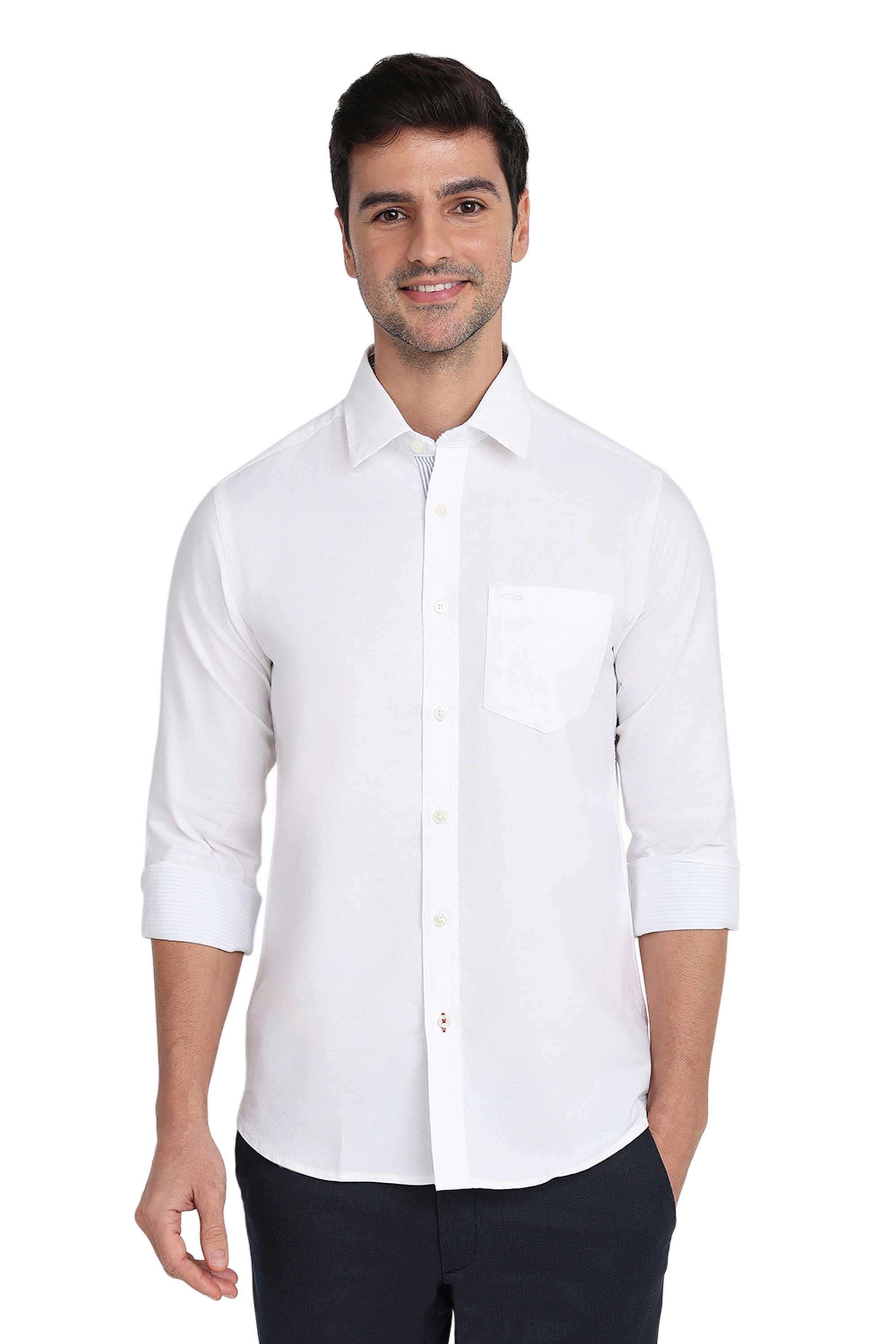 Solid-Cotton-Slim-Fit-Men-s-Casual-Shirt