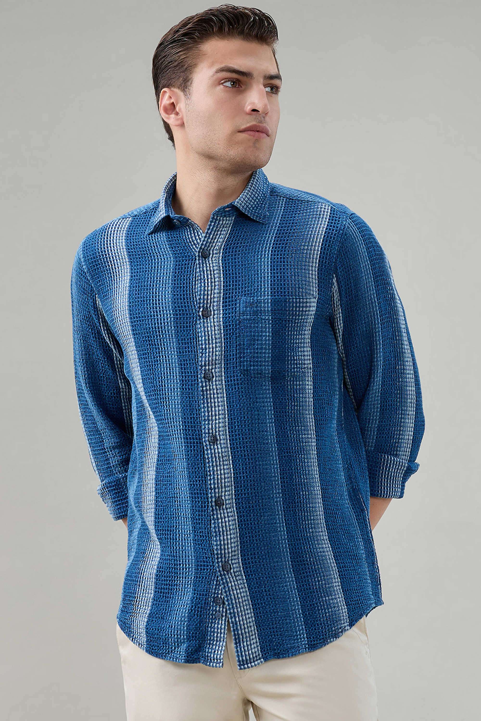 Stripes-Cotton-Regular-Fit-Men-s-Casual-Shirt