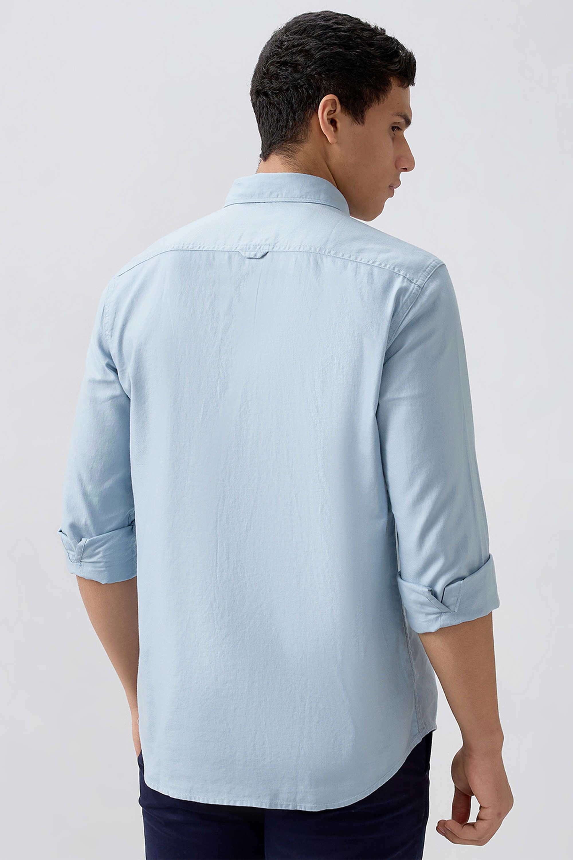 Solid-Cotton-Regular-Fit-Men-s-Casual-Shirt