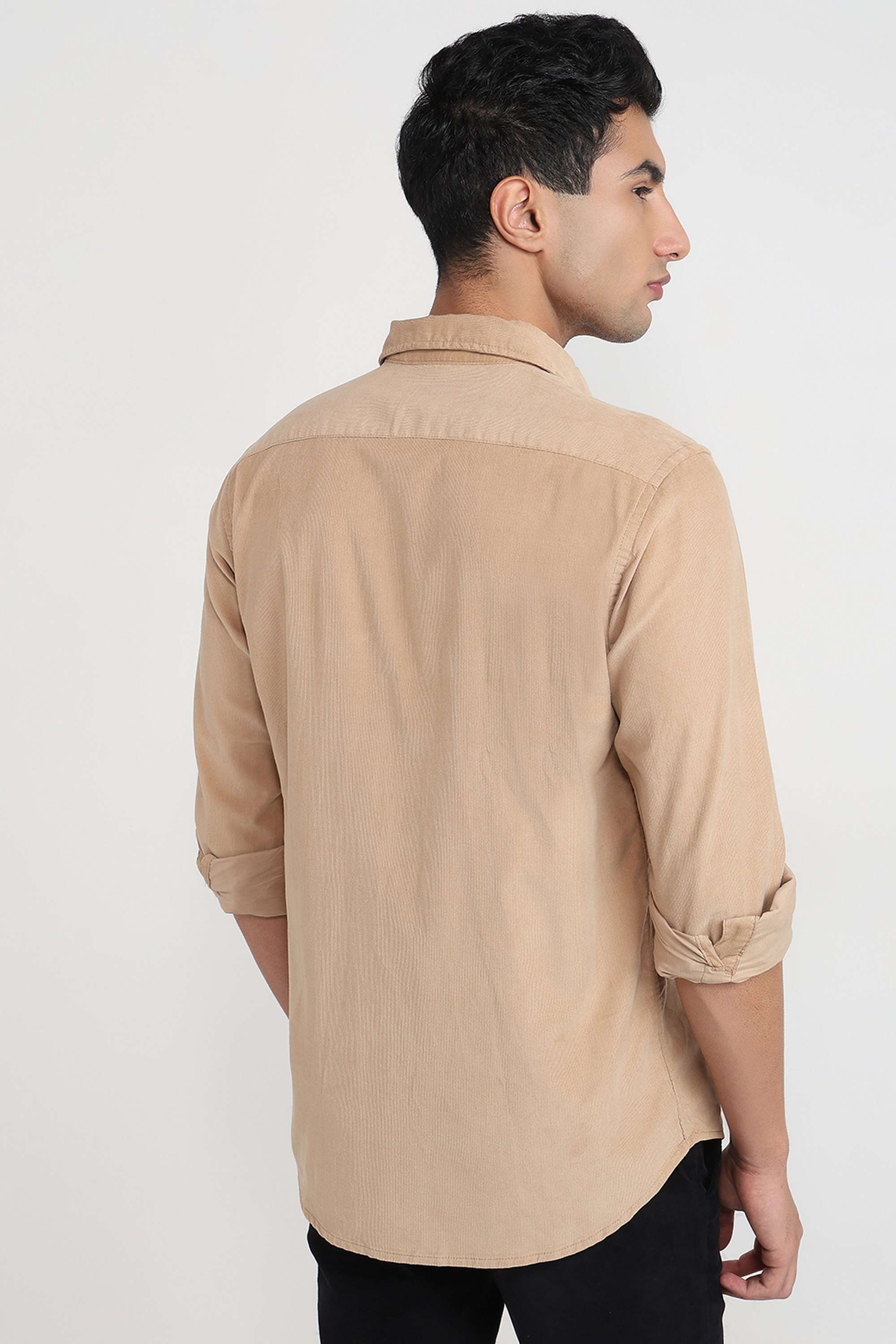 Solid-Cotton-Regular-Fit-Men-s-Casual-Shirt