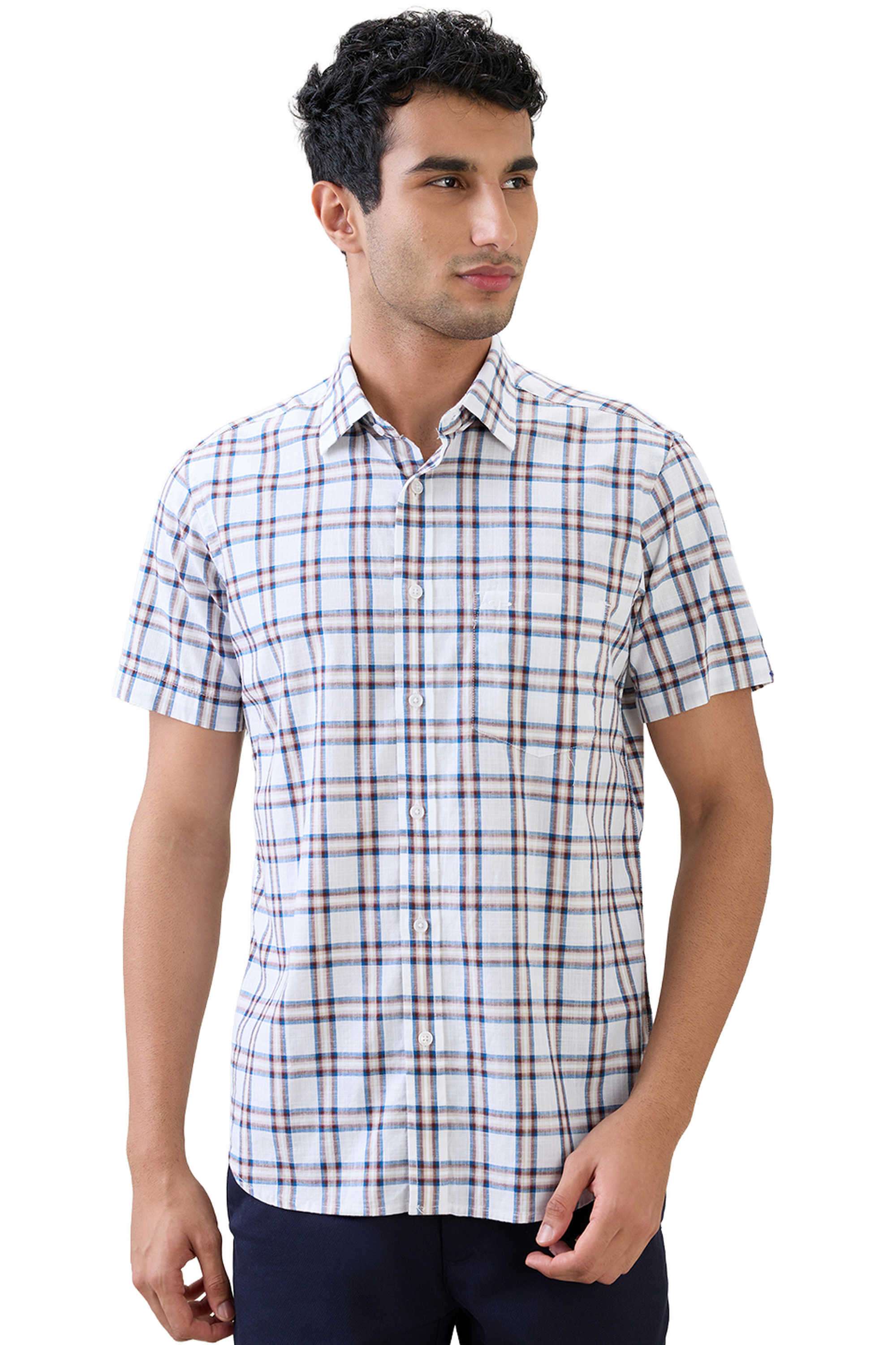 Checks-Cotton-Regular-Fit-Men-s-Casual-Shirt