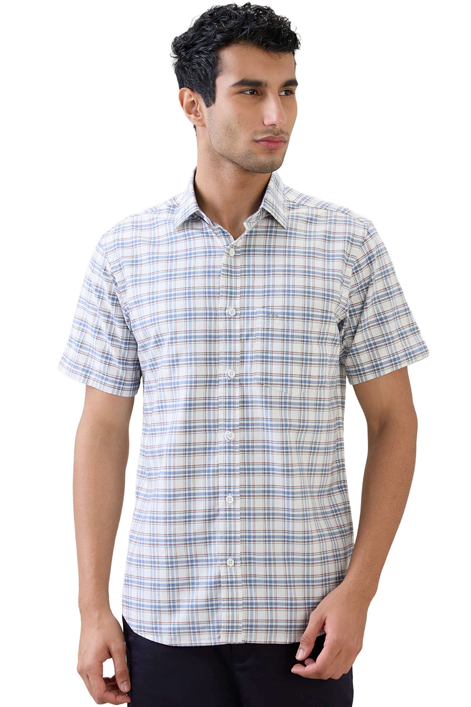 Checks-Cotton-Regular-Fit-Men-s-Casual-Shirt
