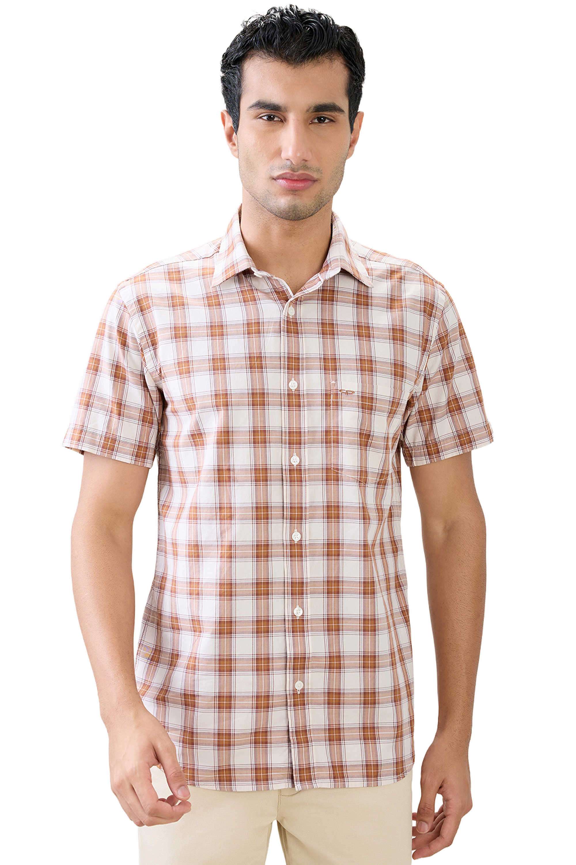 Checks-Cotton-Regular-Fit-Men-s-Casual-Shirt