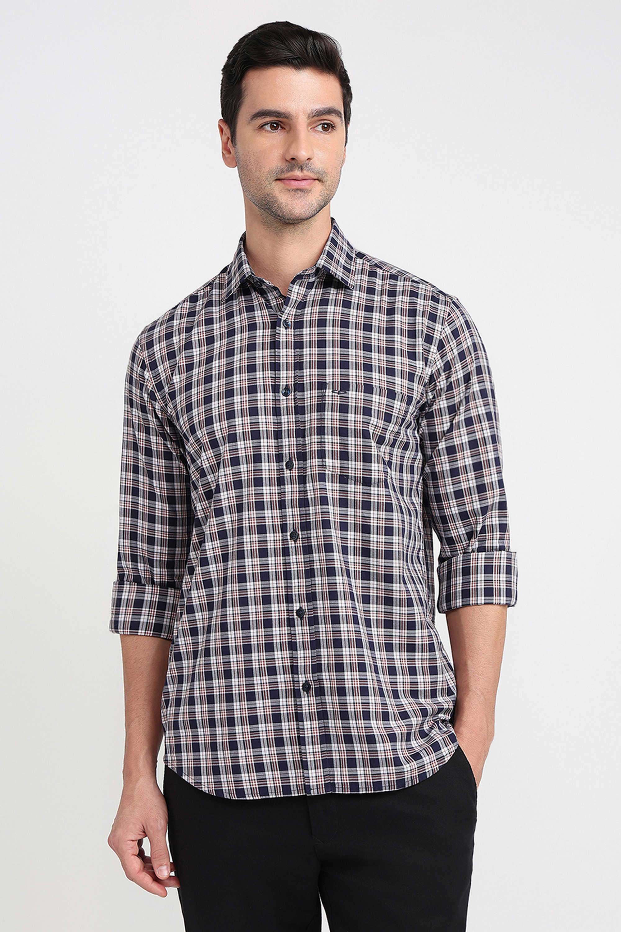 Checks-Cotton-Regular-Fit-Men-s-Casual-Shirt