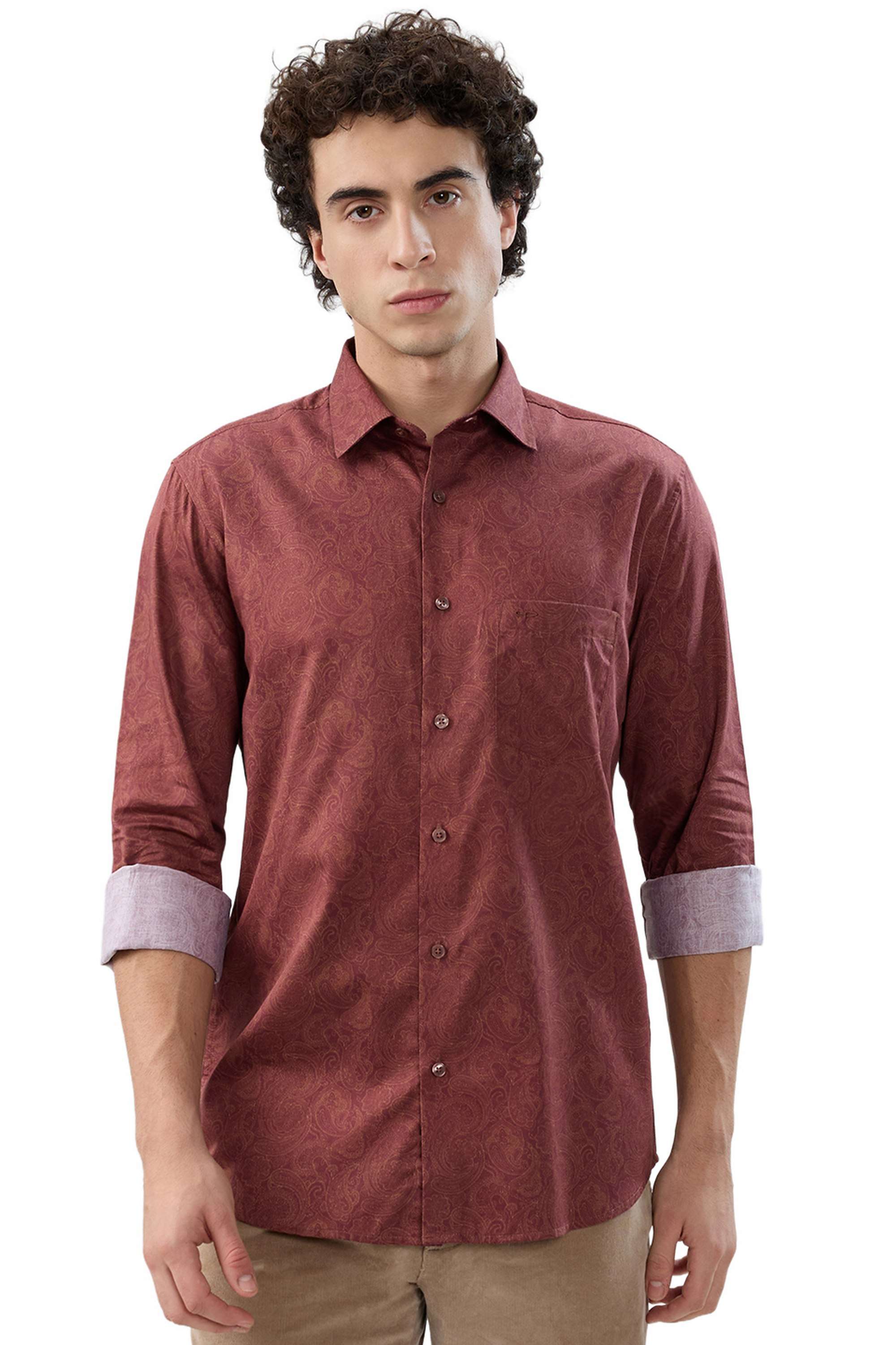 Printed-Cotton-Regular-Fit-Men-Casual-Wear-Shirt