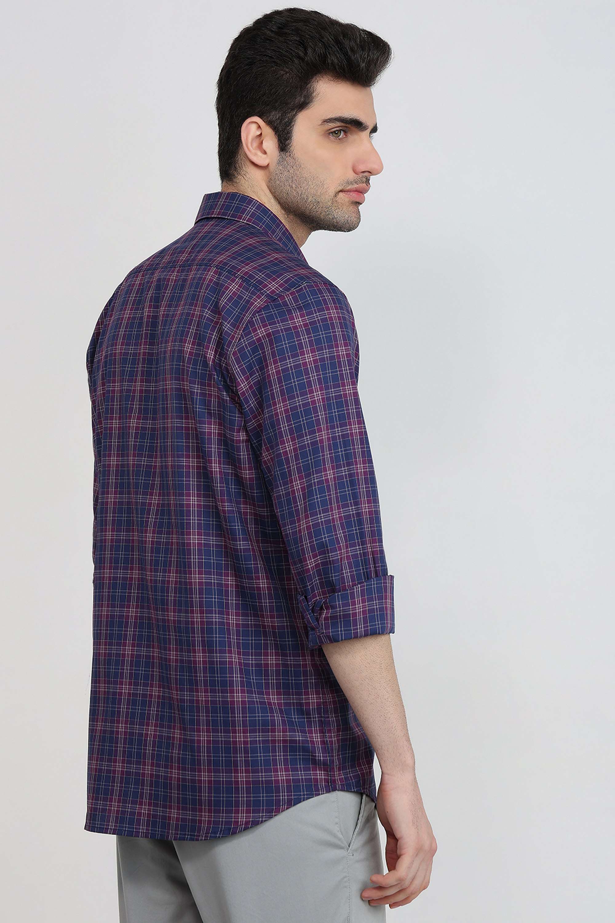 Checks-Cotton-Regular-Fit-Men-s-Casual-Shirt