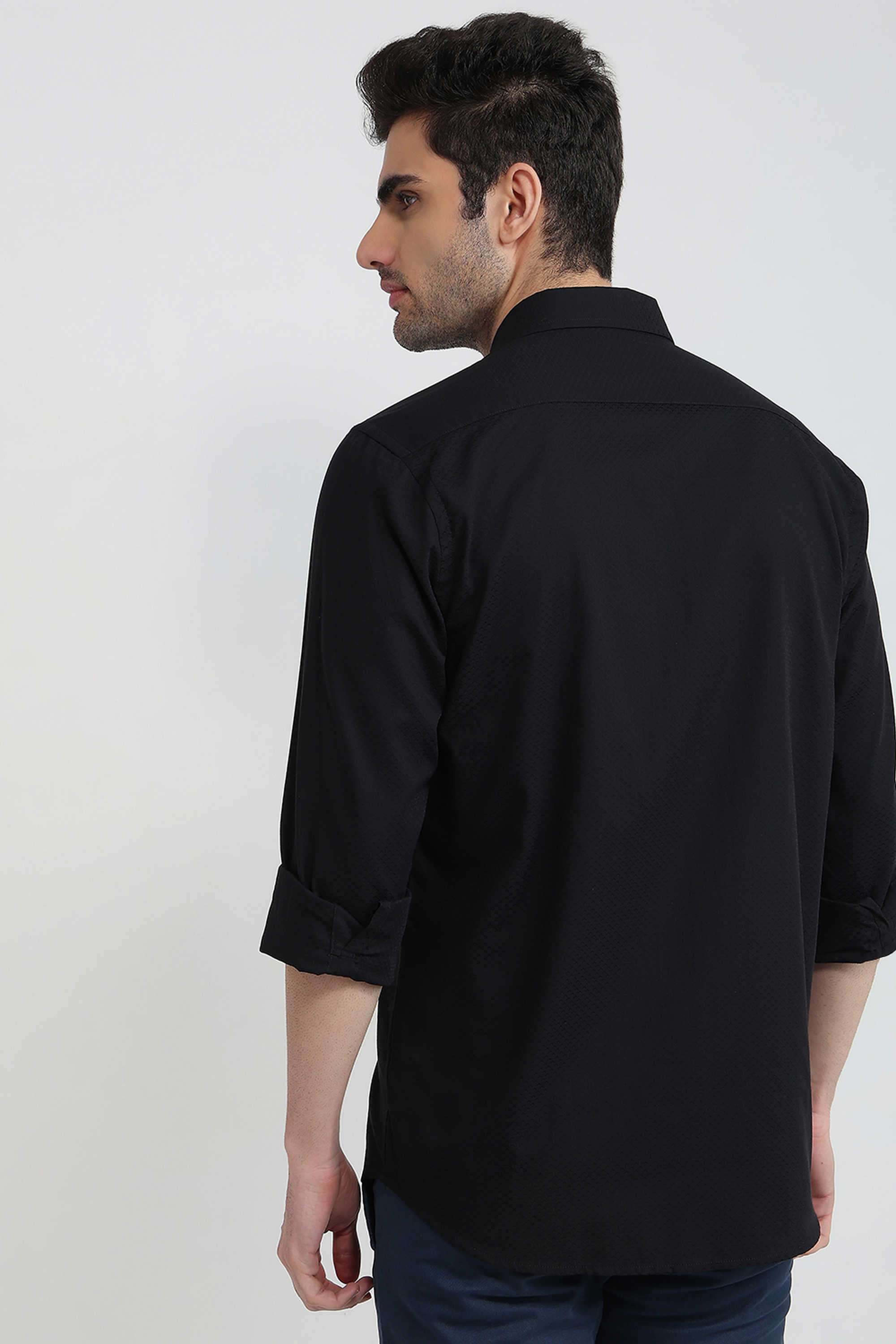 Solid-Cotton-Regular-Fit-Men-s-Casual-Shirt