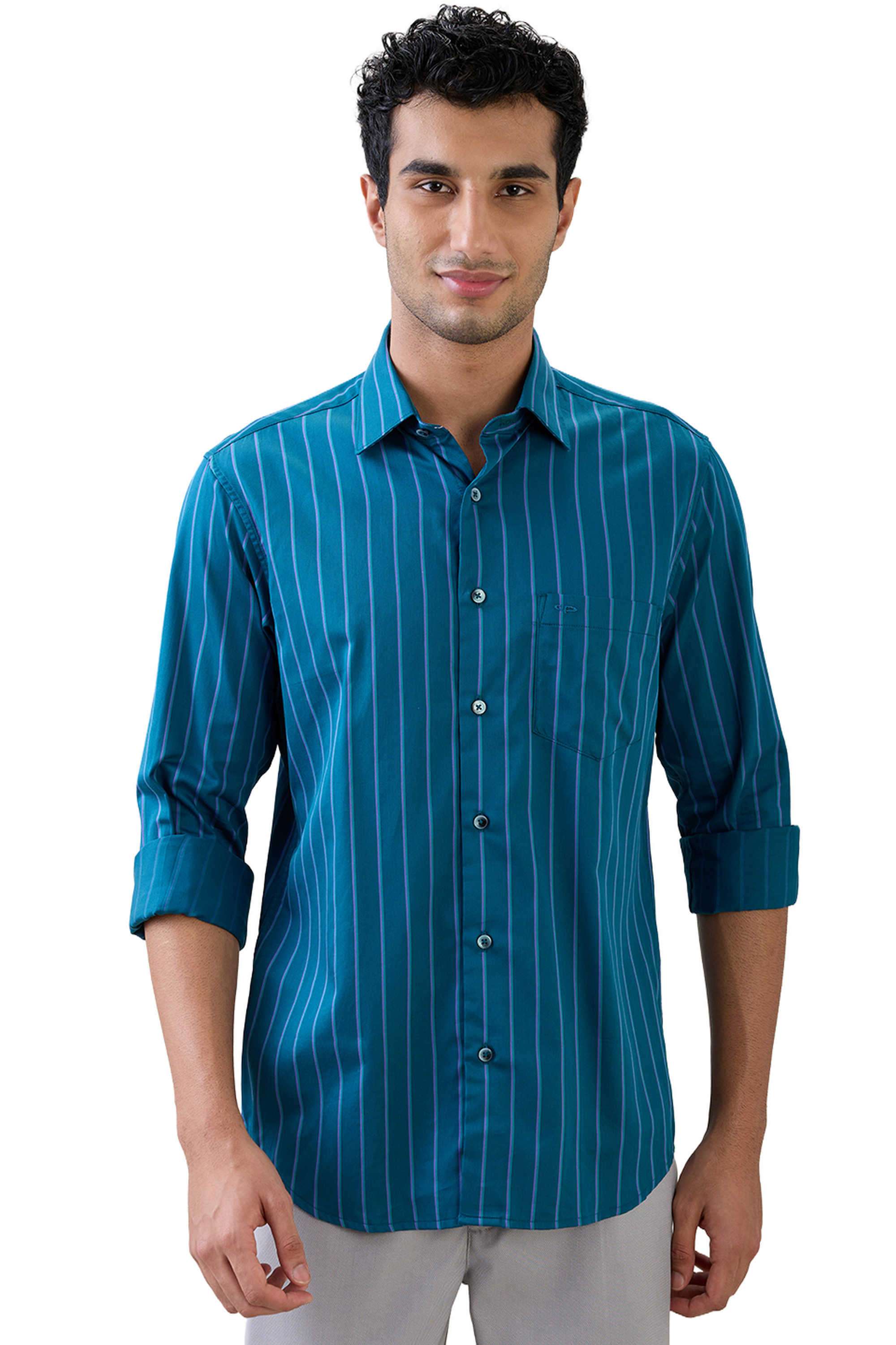 Stripes-Cotton-Regular-Fit-Men-s-Casual-Shirt