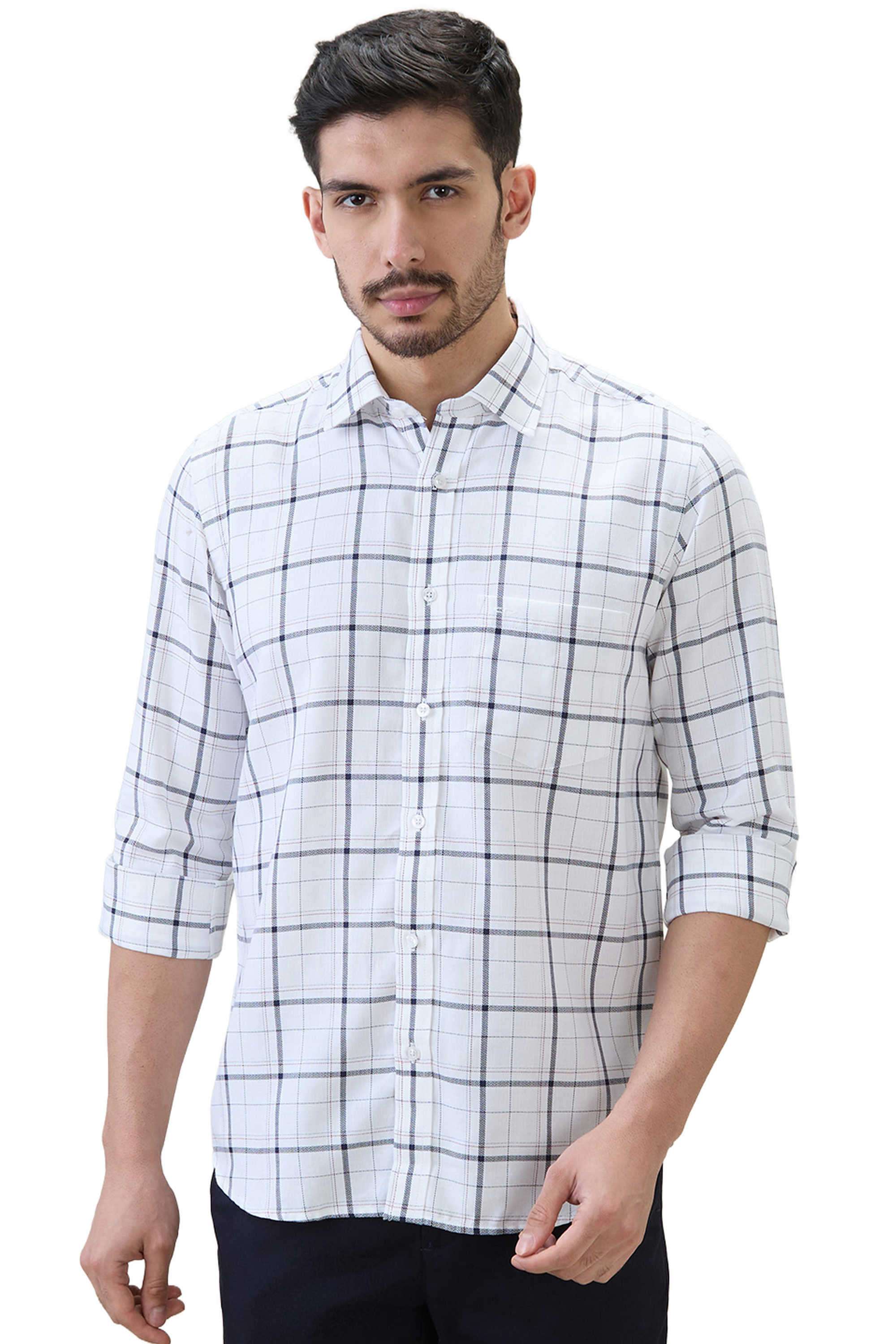 Checks-Cotton-Regular-Fit-Men-s-Casual-Shirt