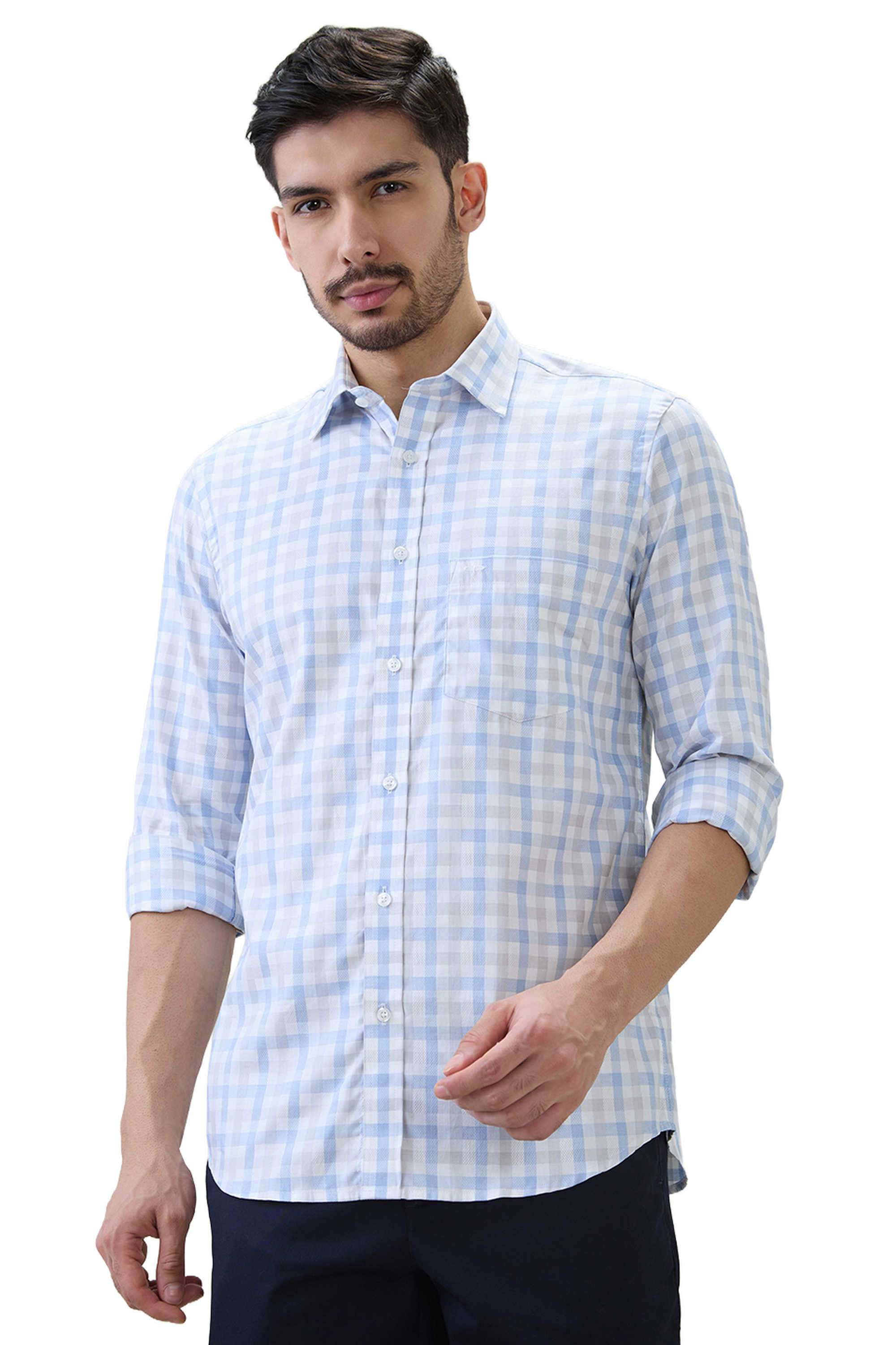 Checks-Cotton-Regular-Fit-Men-s-Casual-Shirt