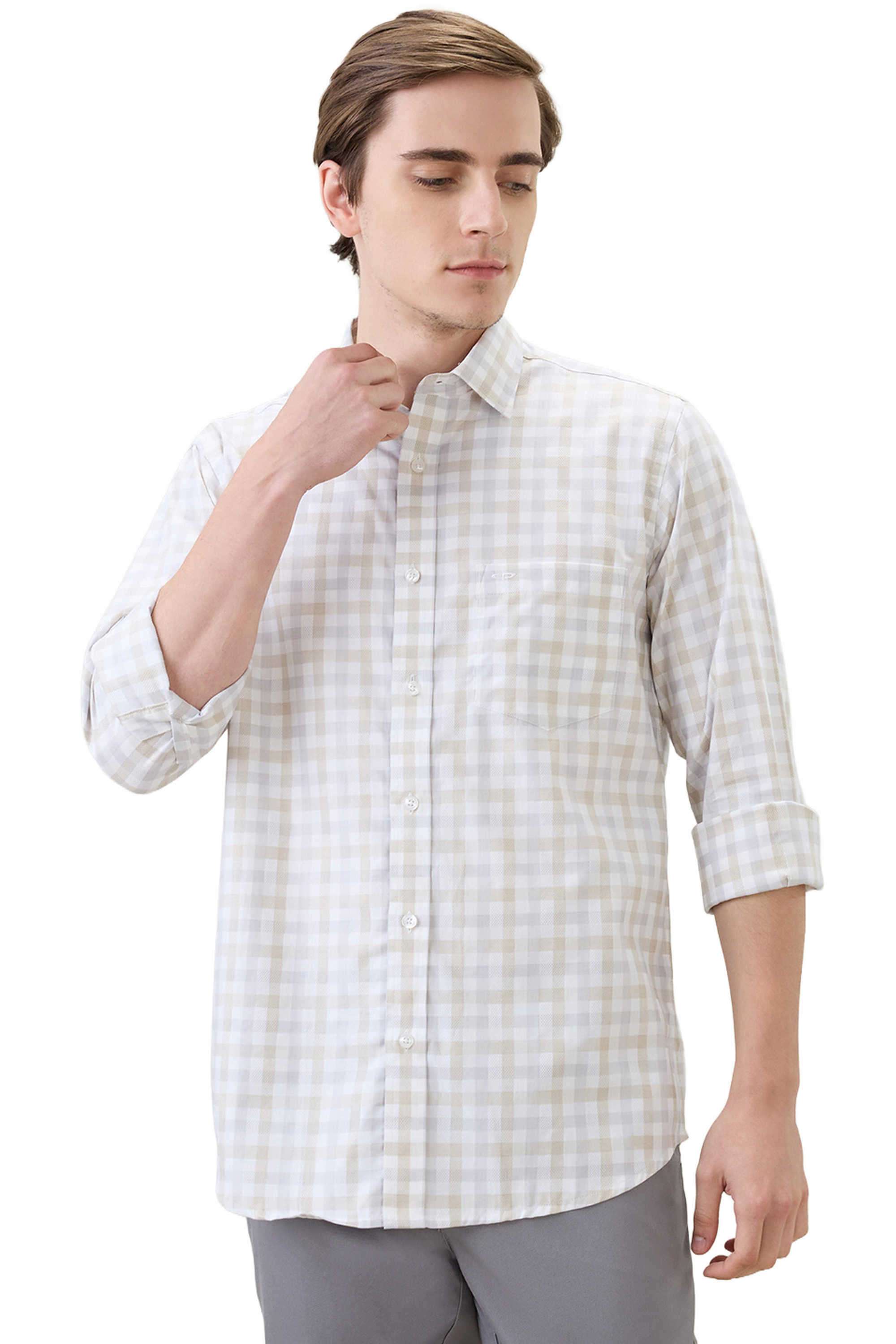 Checks-Cotton-Regular-Fit-Men-s-Casual-Shirt