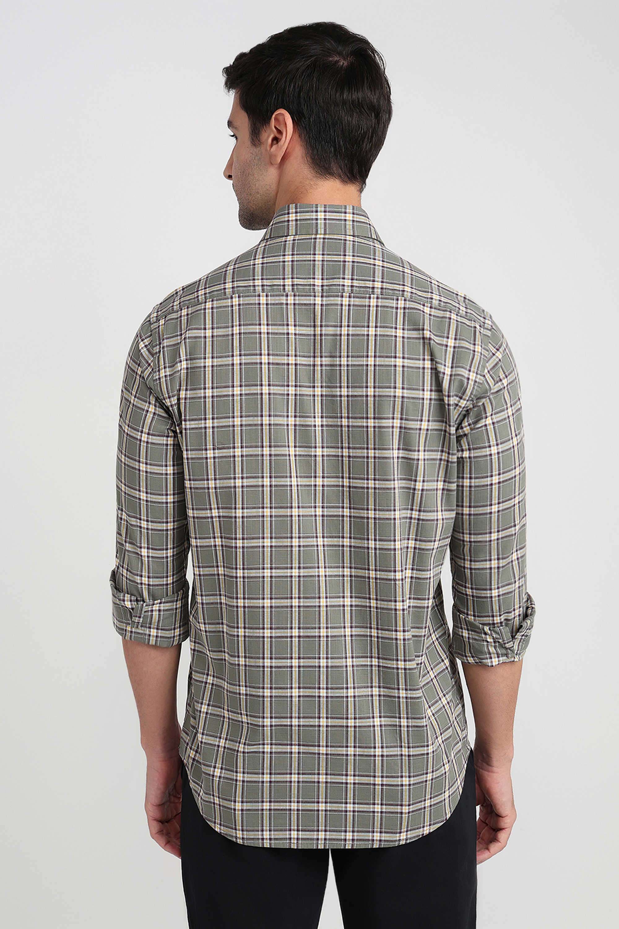 Checks-Cotton-Regular-Fit-Men-s-Casual-Shirt