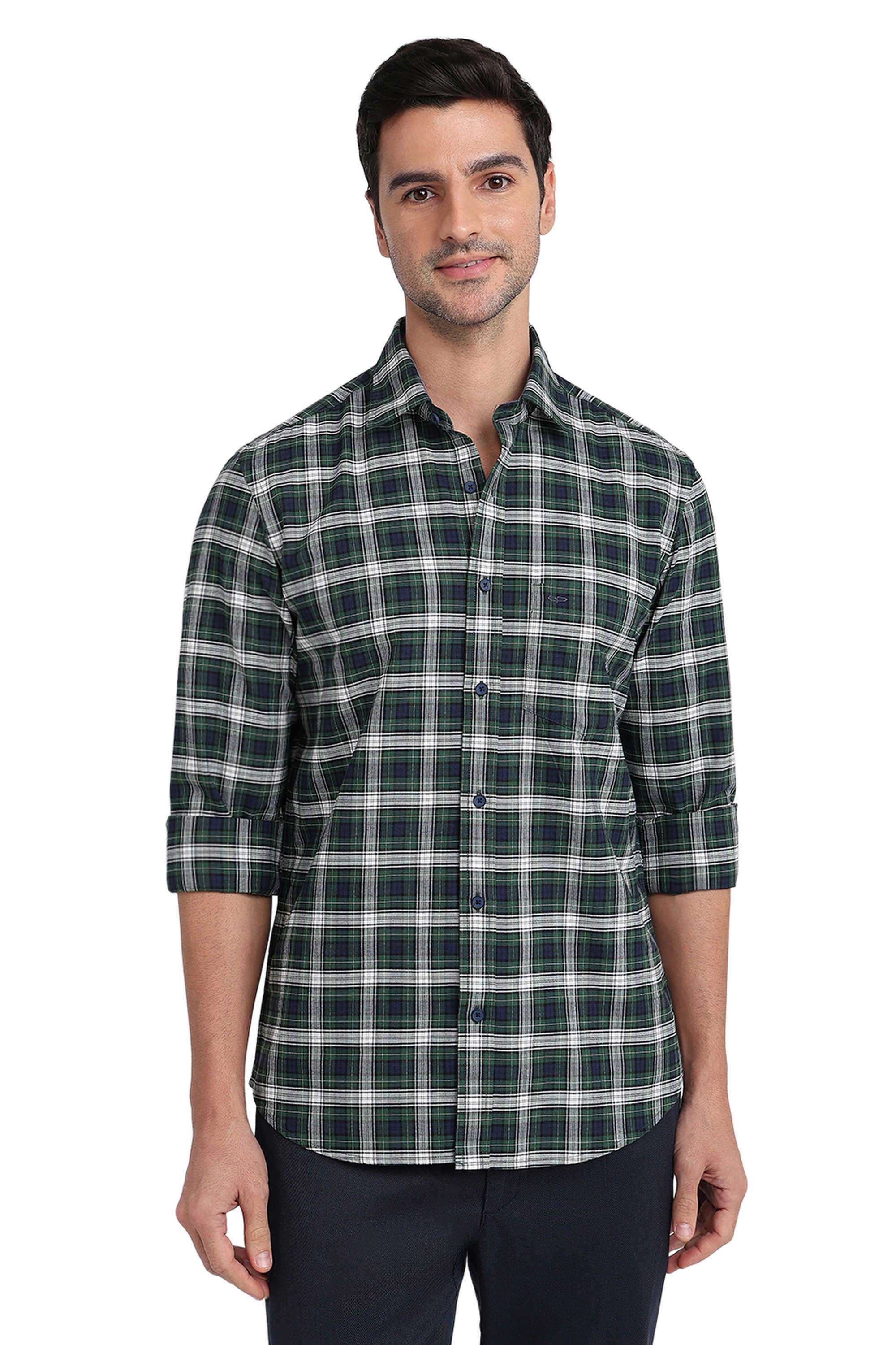 Checks-Cotton-Regular-Fit-Men-s-Casual-Shirt