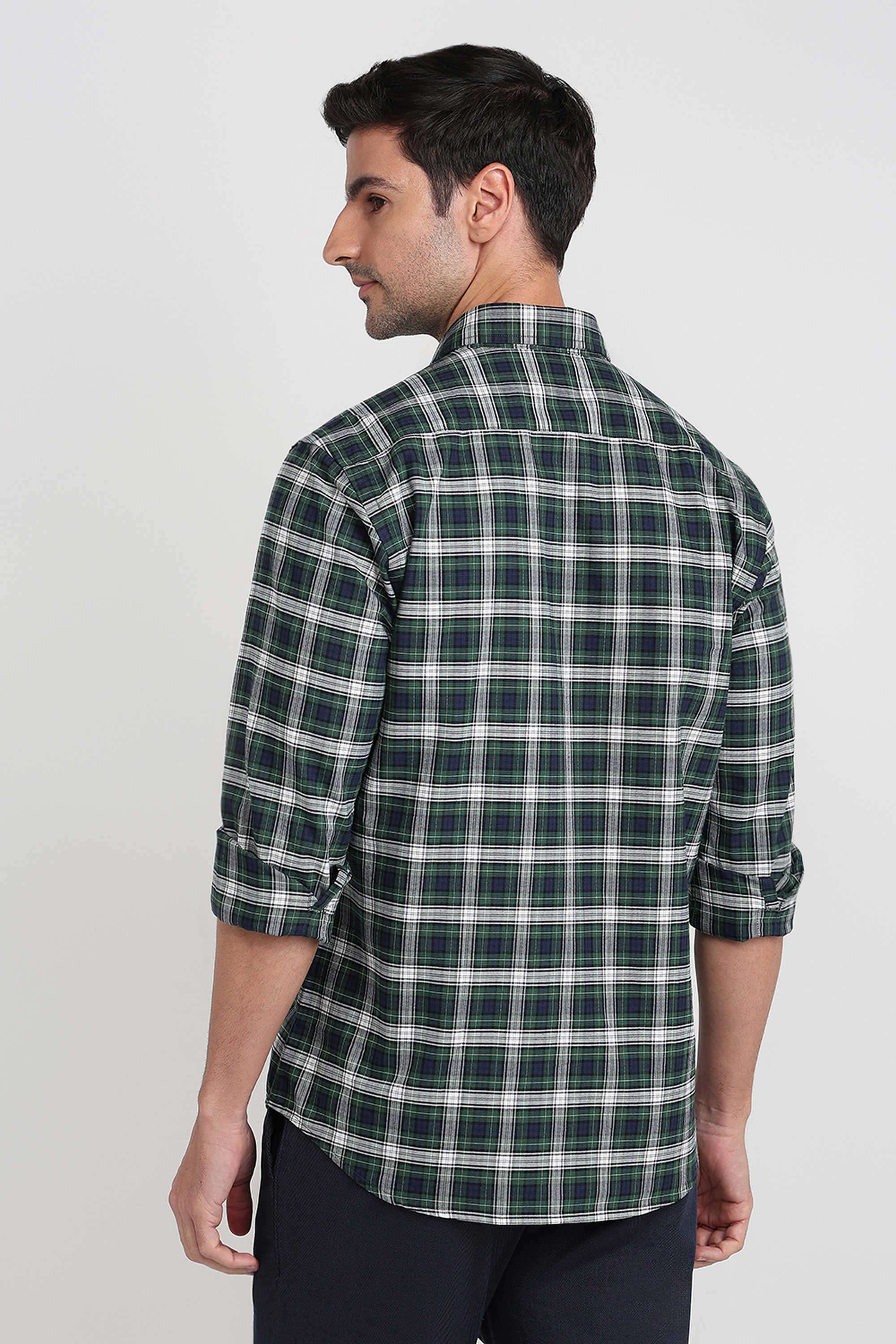 Checks-Cotton-Regular-Fit-Men-s-Casual-Shirt