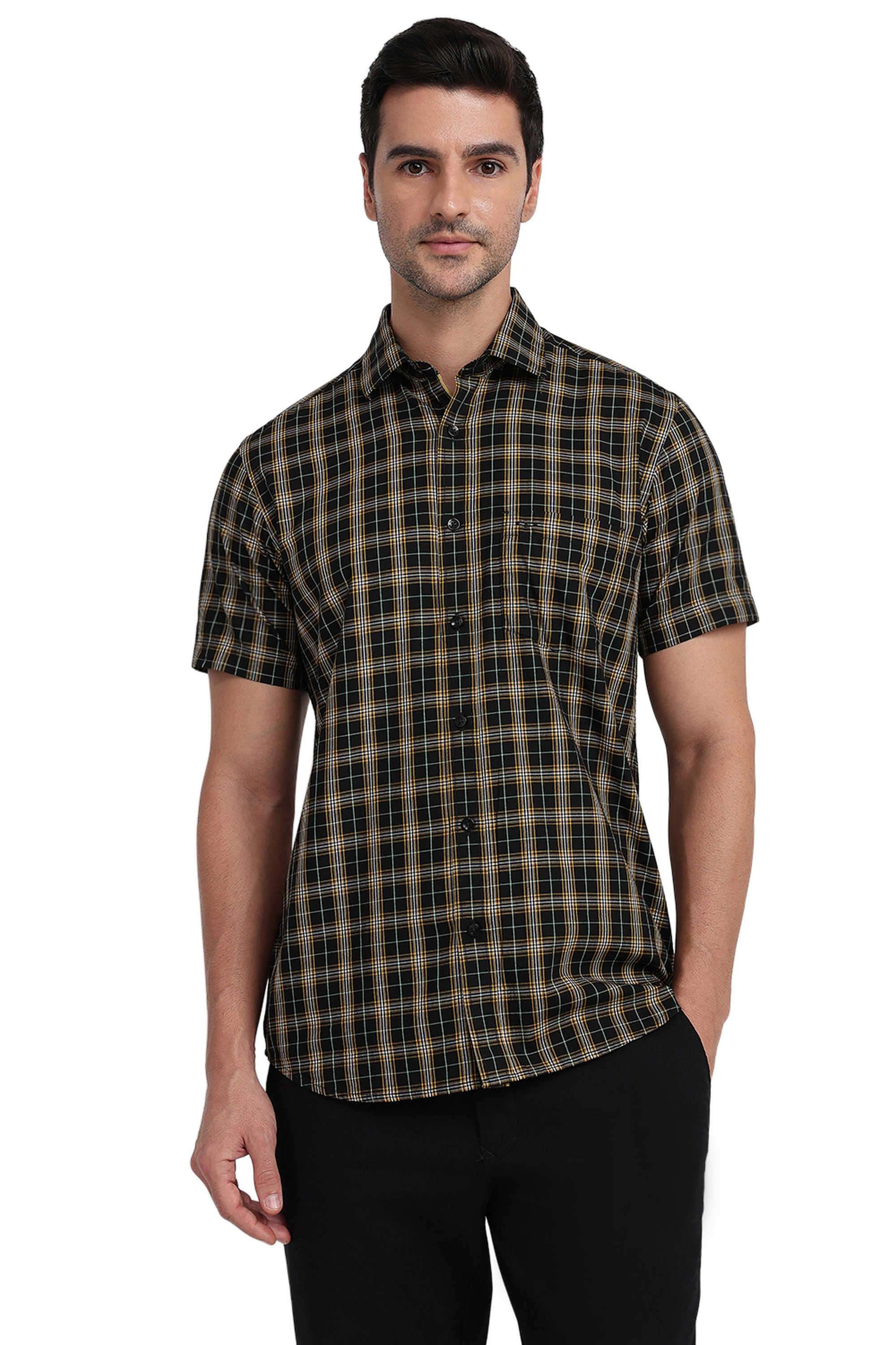 Checks-Cotton-Regular-Fit-Men-s-Casual-Shirt