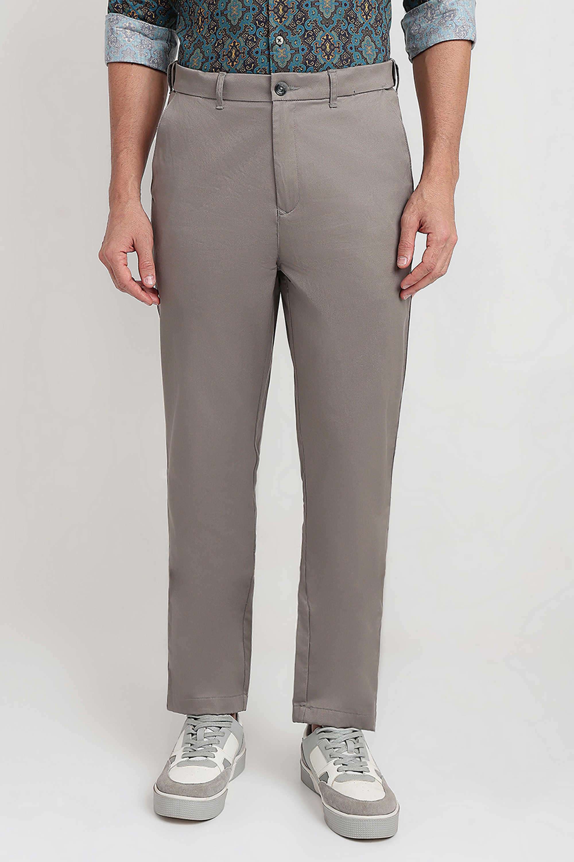 Solid-Cotton-Regular-Fit-Men-s-Casual-Trousers