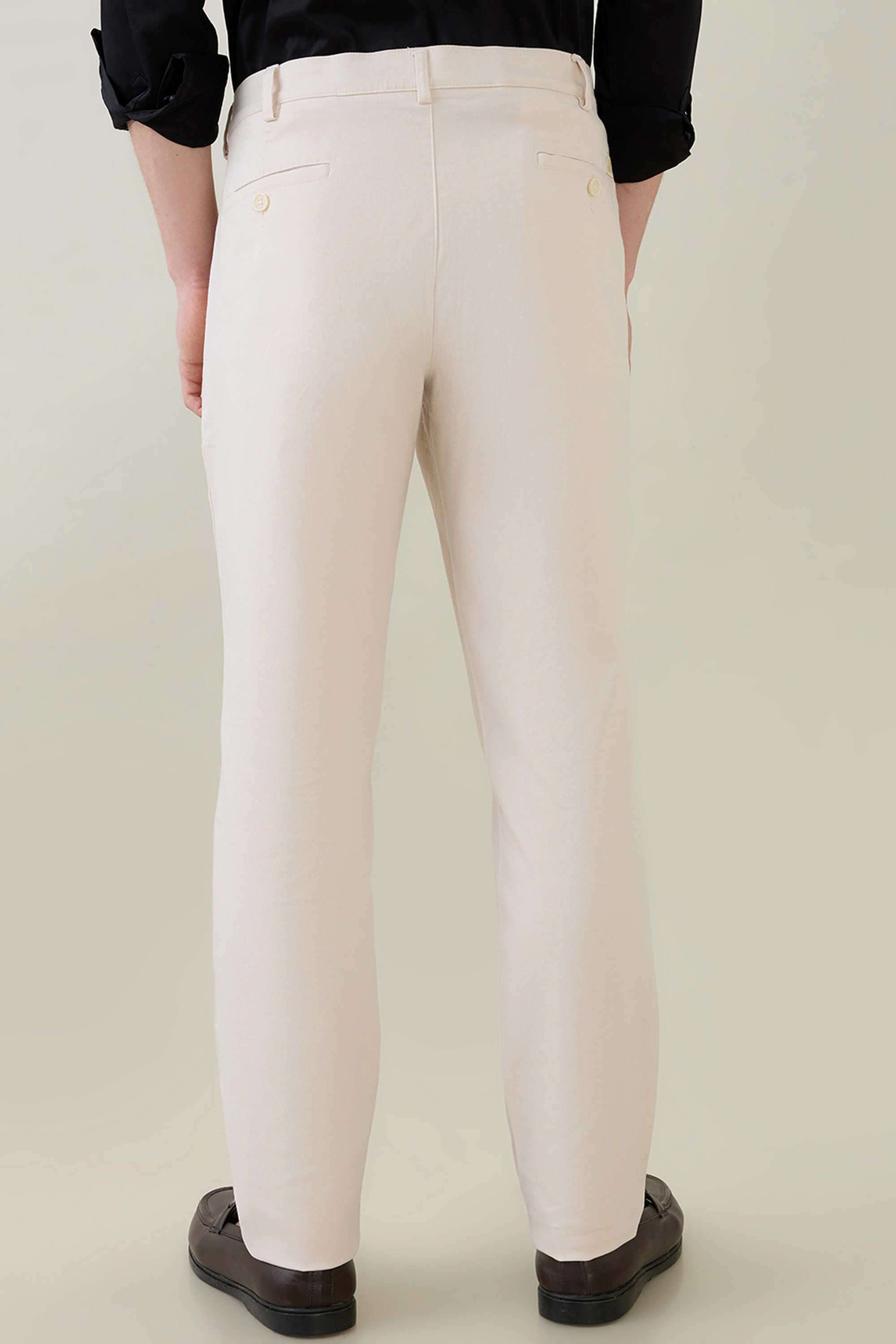 Textured-Cotton-Blend-Slim-Fit-Men-s-Casual-Trousers