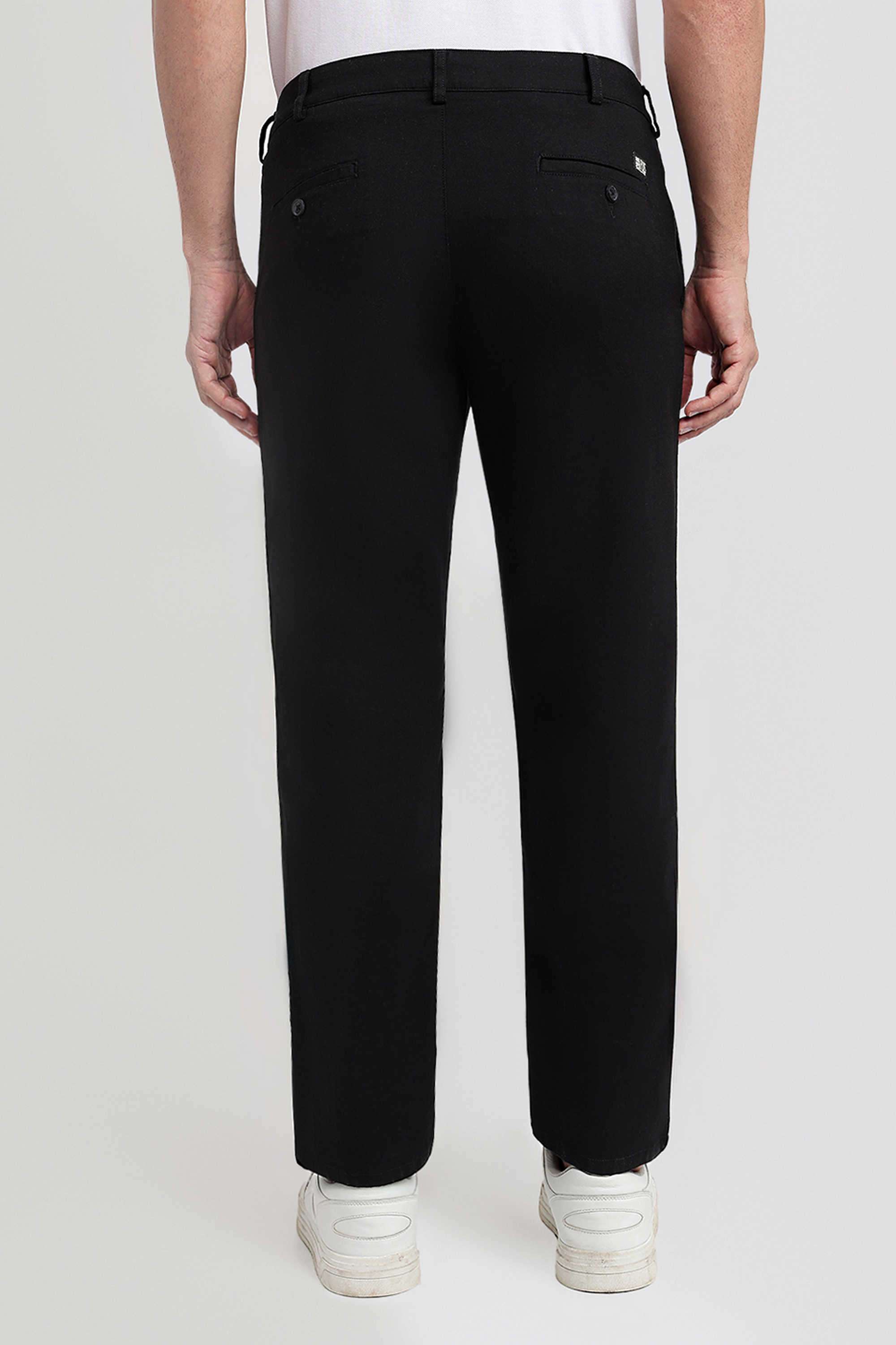 Textured-Cotton-Blend-Slim-Fit-Men-s-Casual-Trousers