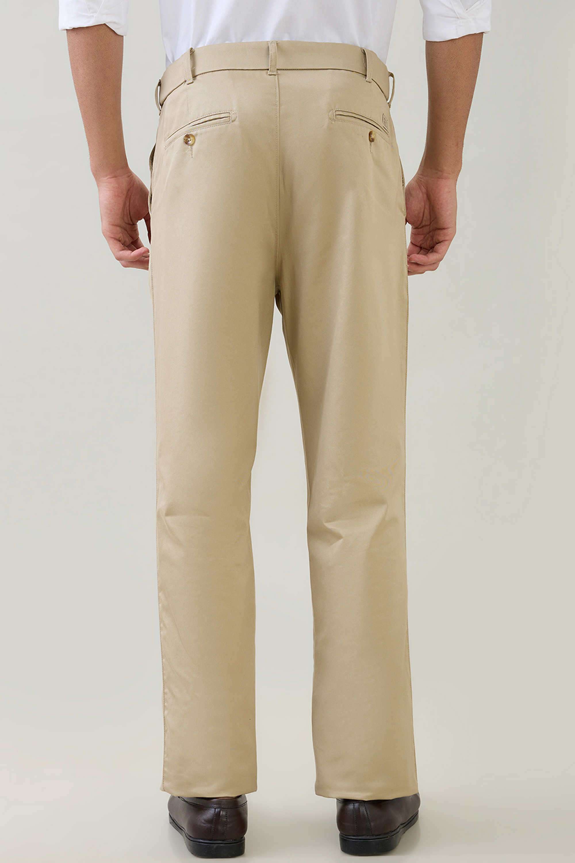 Solid-Cotton-Regular-Fit-Men-s-Casual-Trousers