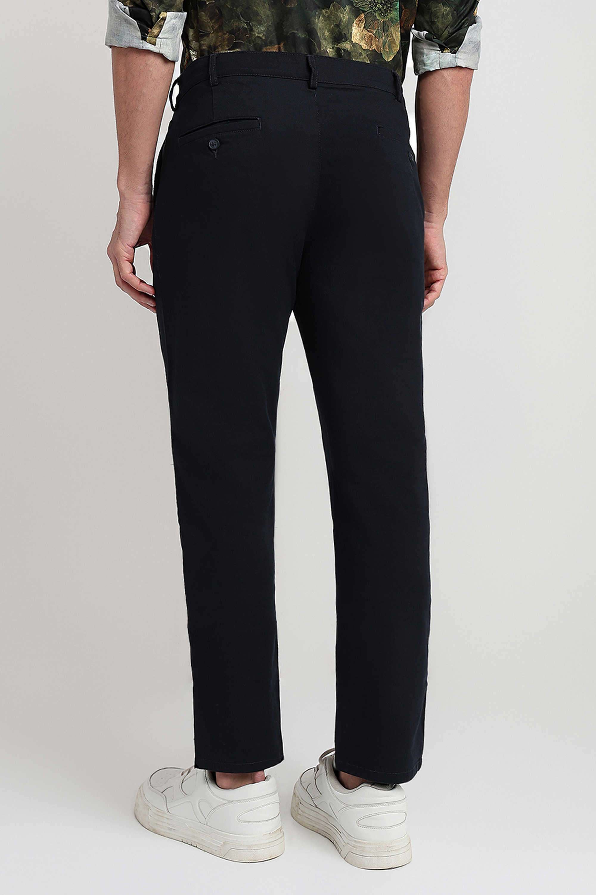 Textured-Cotton-Blend-Regular-Fit-Men-s-Casual-Trousers