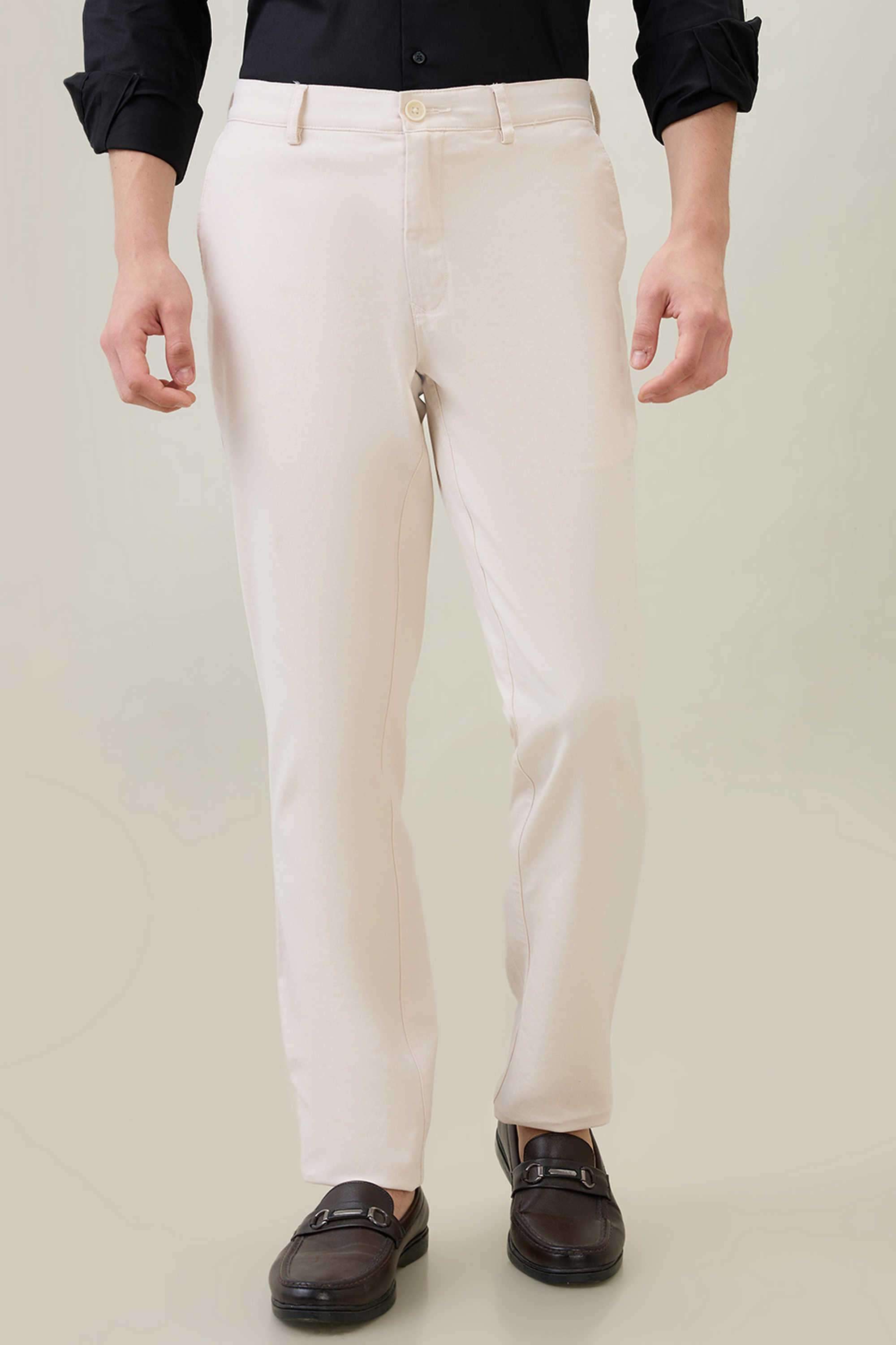 Textured-Cotton-Blend-Regular-Fit-Men-s-Casual-Trousers