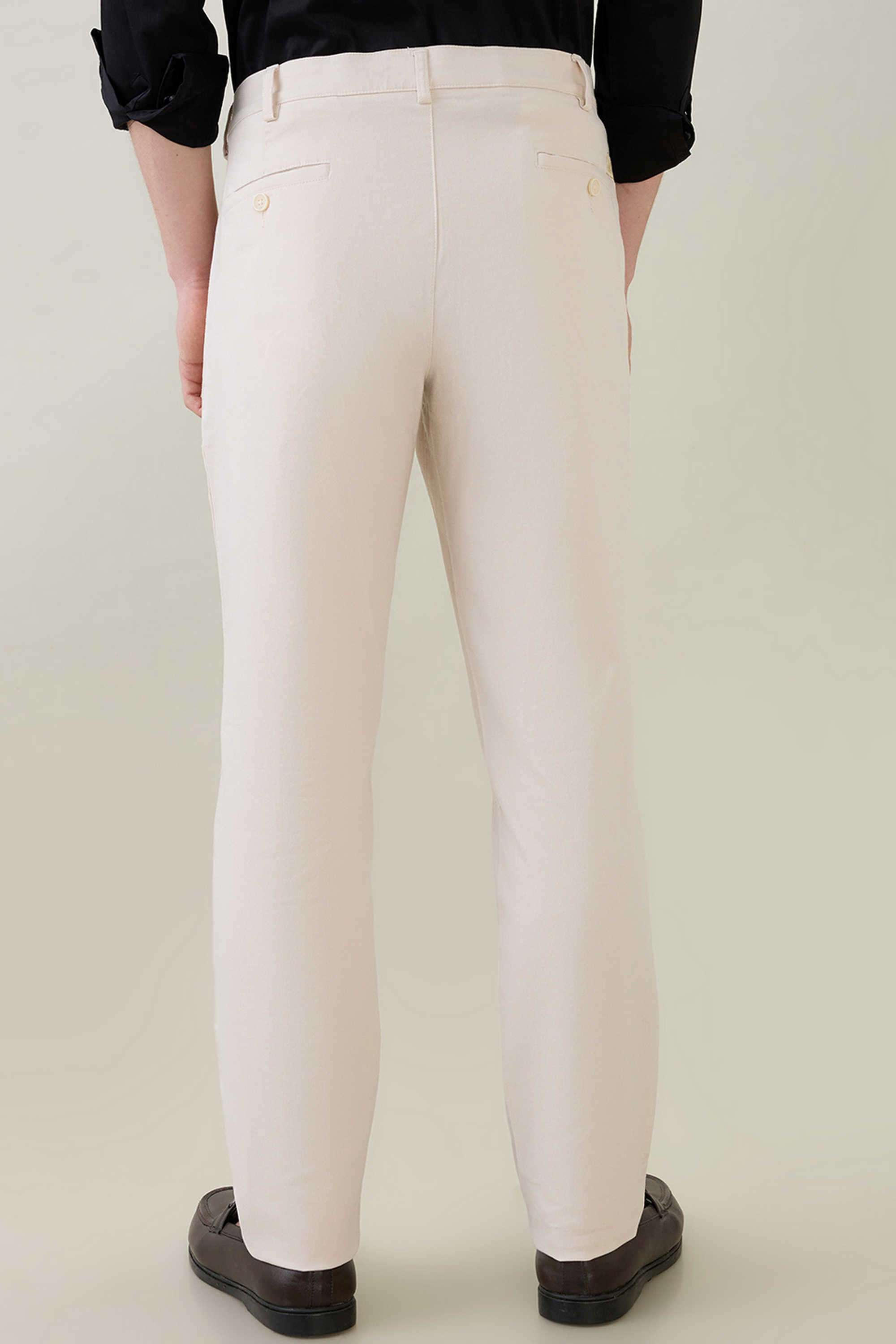 Textured-Cotton-Blend-Regular-Fit-Men-s-Casual-Trousers