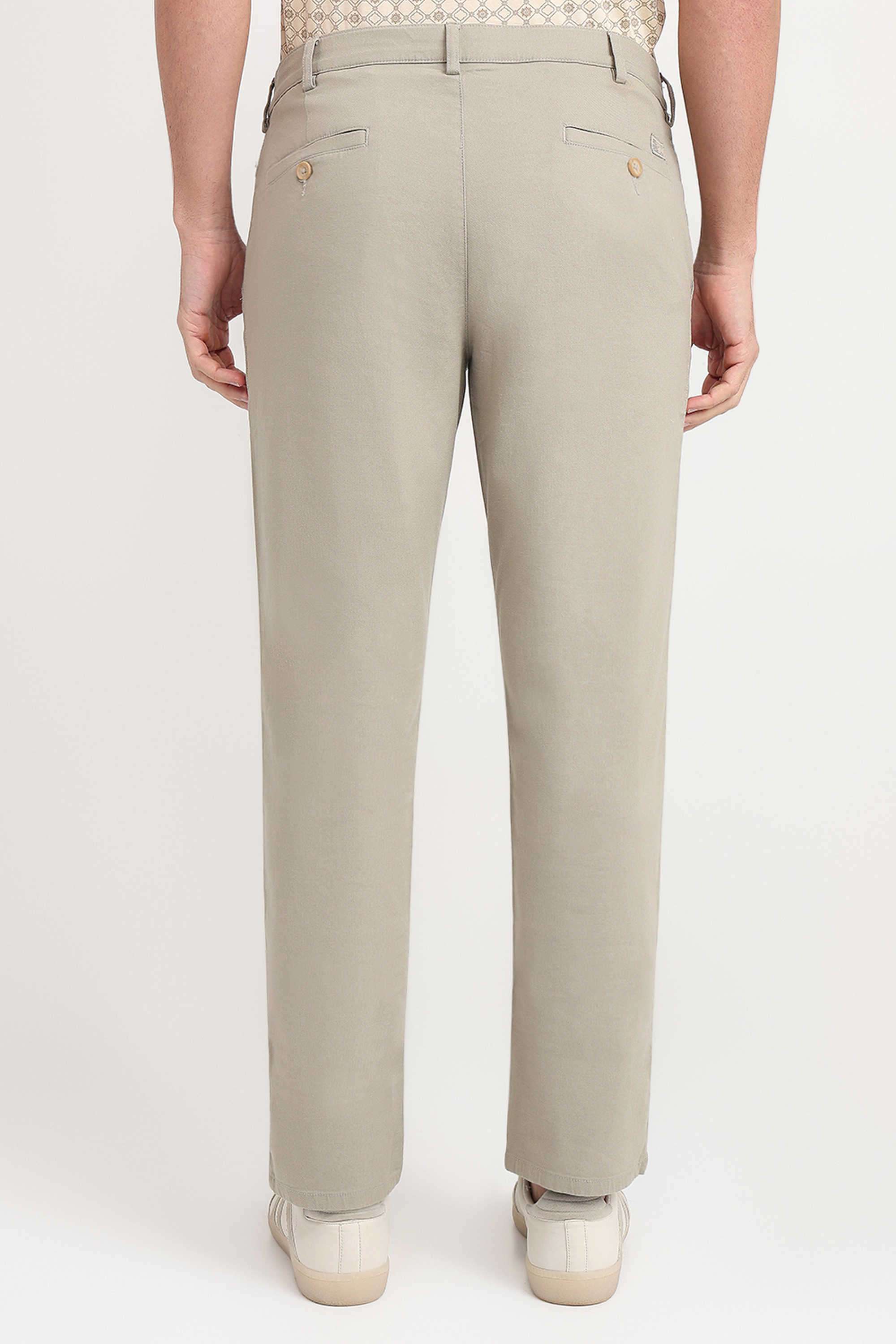 Textured-Cotton-Blend-Regular-Fit-Men-s-Casual-Trousers