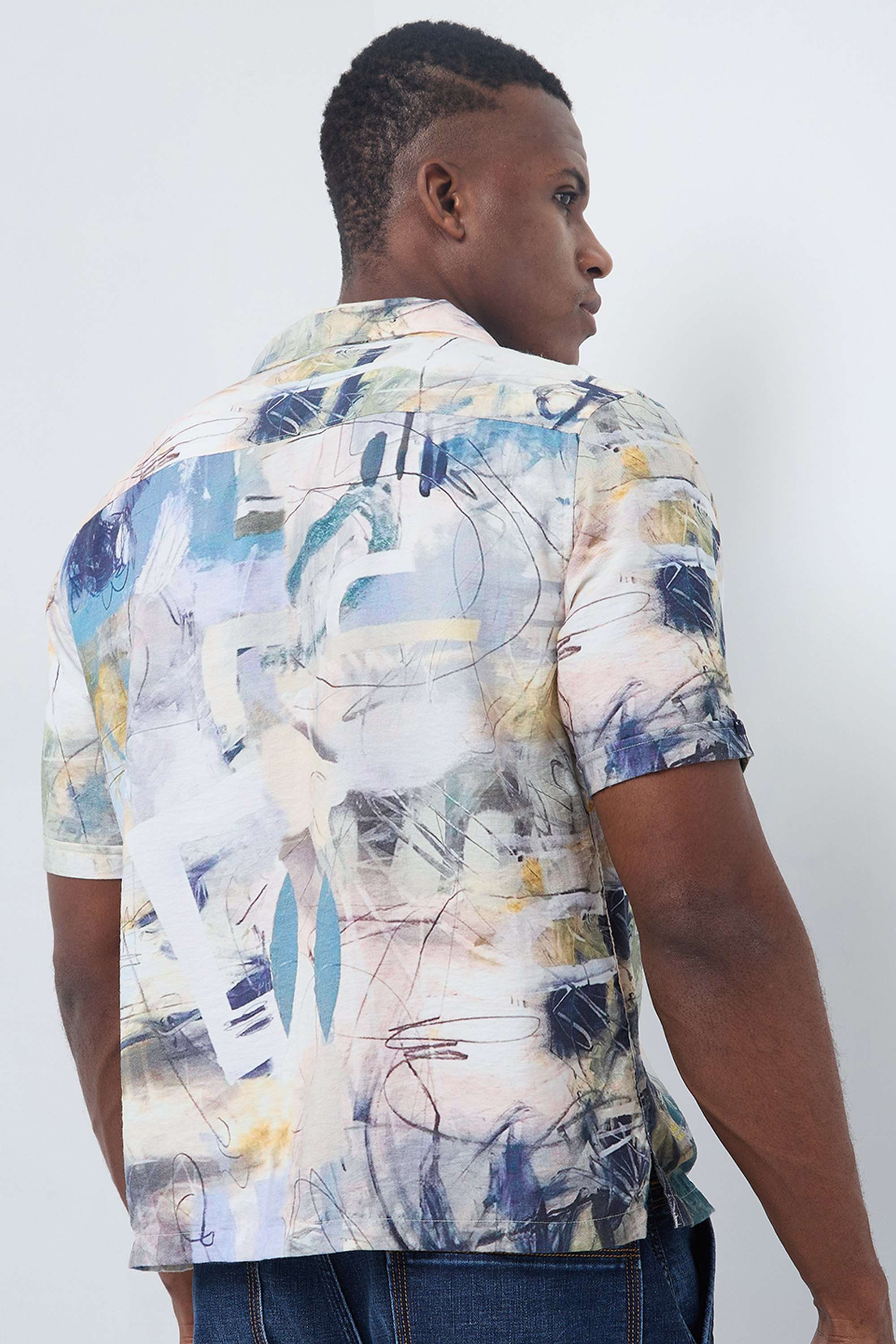 Printed-Rayon-Slub-Regular-Fit-Men-s-Casual-Shirt