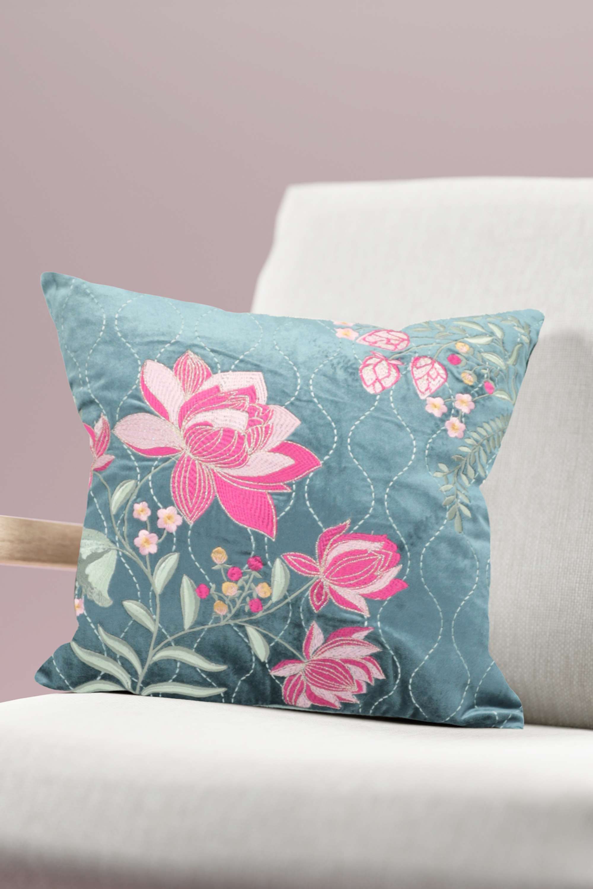 Gi-Amora-Ogee-Teal-Cushion-Cover-40X40-cm