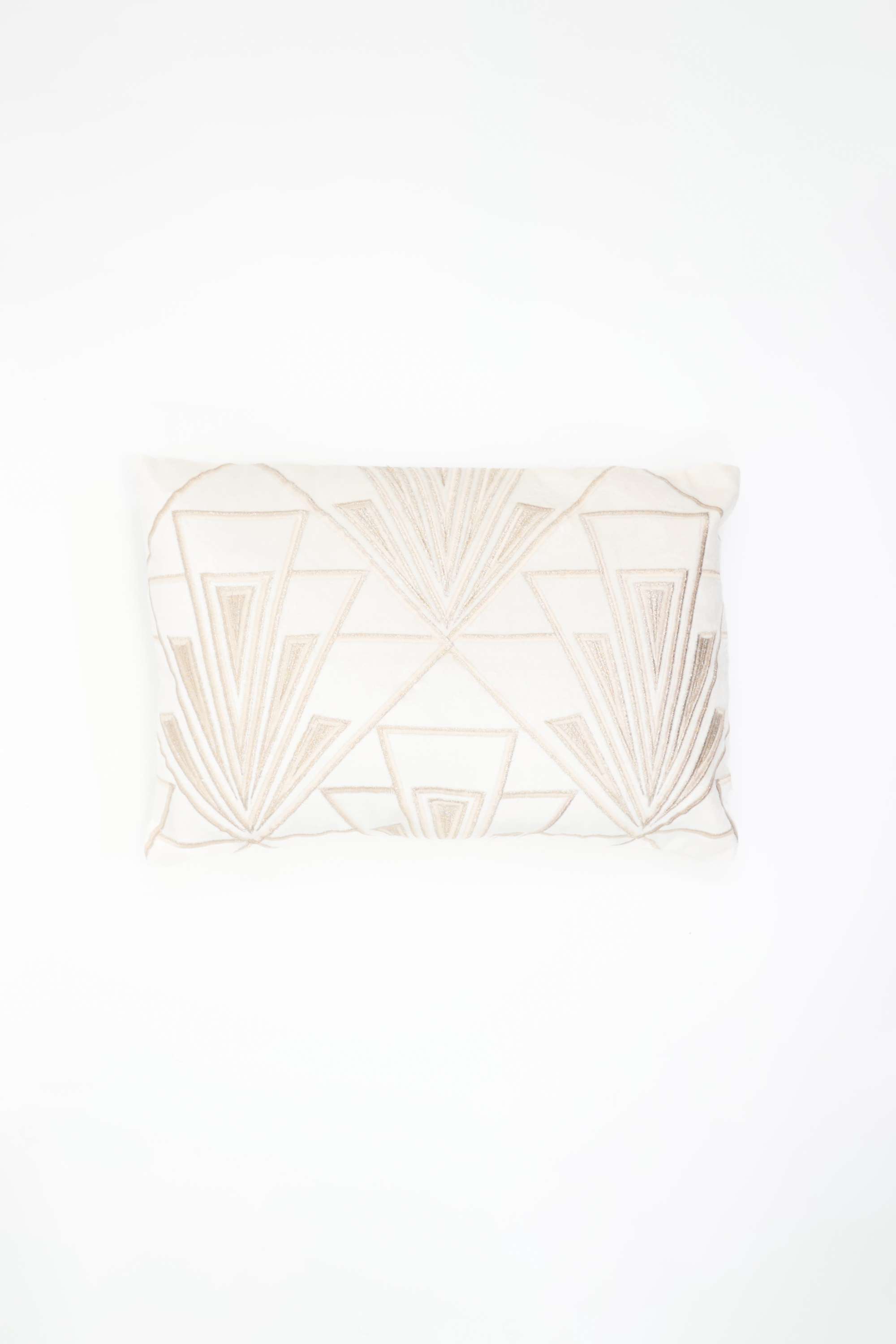 Ml-Deco-Glam-Allover-Ivory-Cushion-Cover-30X45Cm