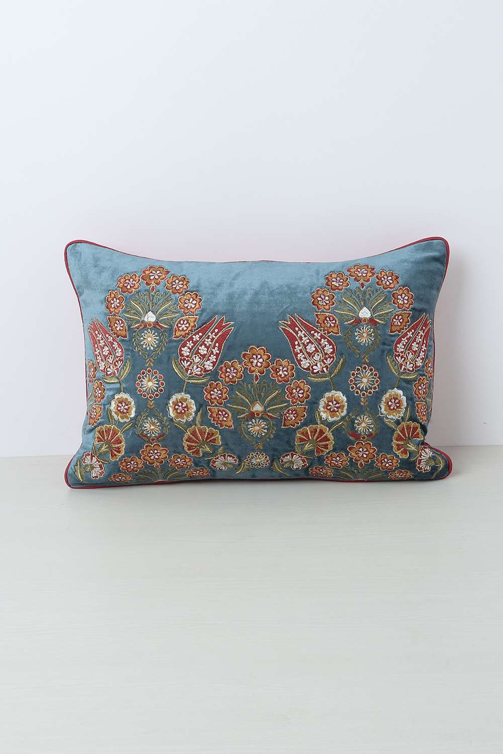 Gi-Anar-Floral-Blue-Cushion-Cover-30X45-cm