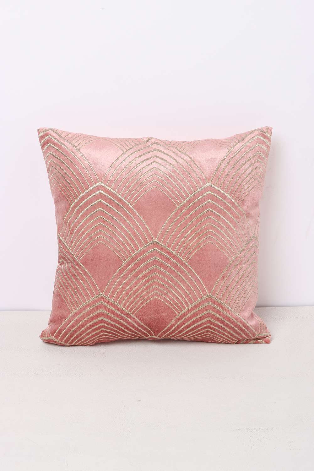 Luxe-Solid-Allover-Pink-Cushion-Cover-40X40Cm