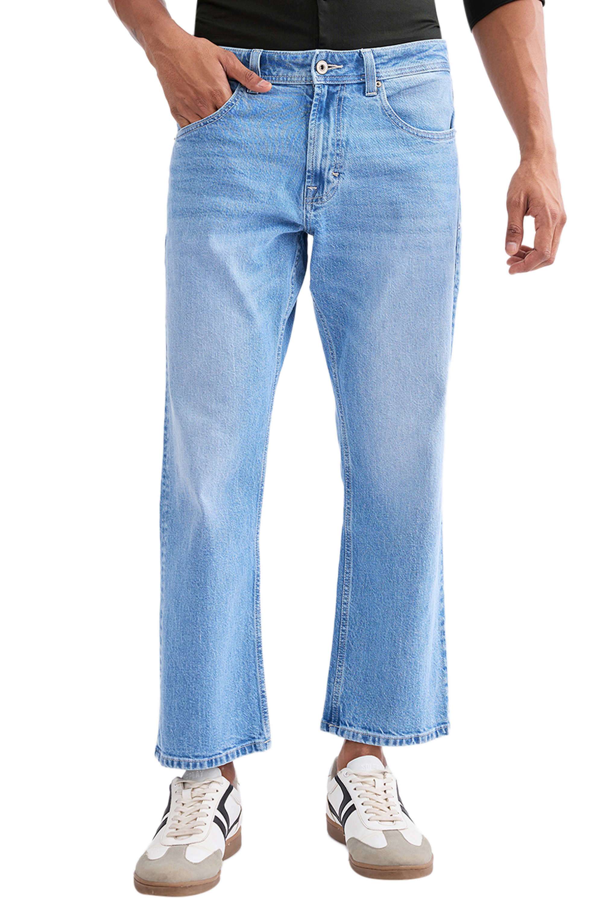 Light-Wash-Cotton-Regular-Fit-Men-s-Jeans